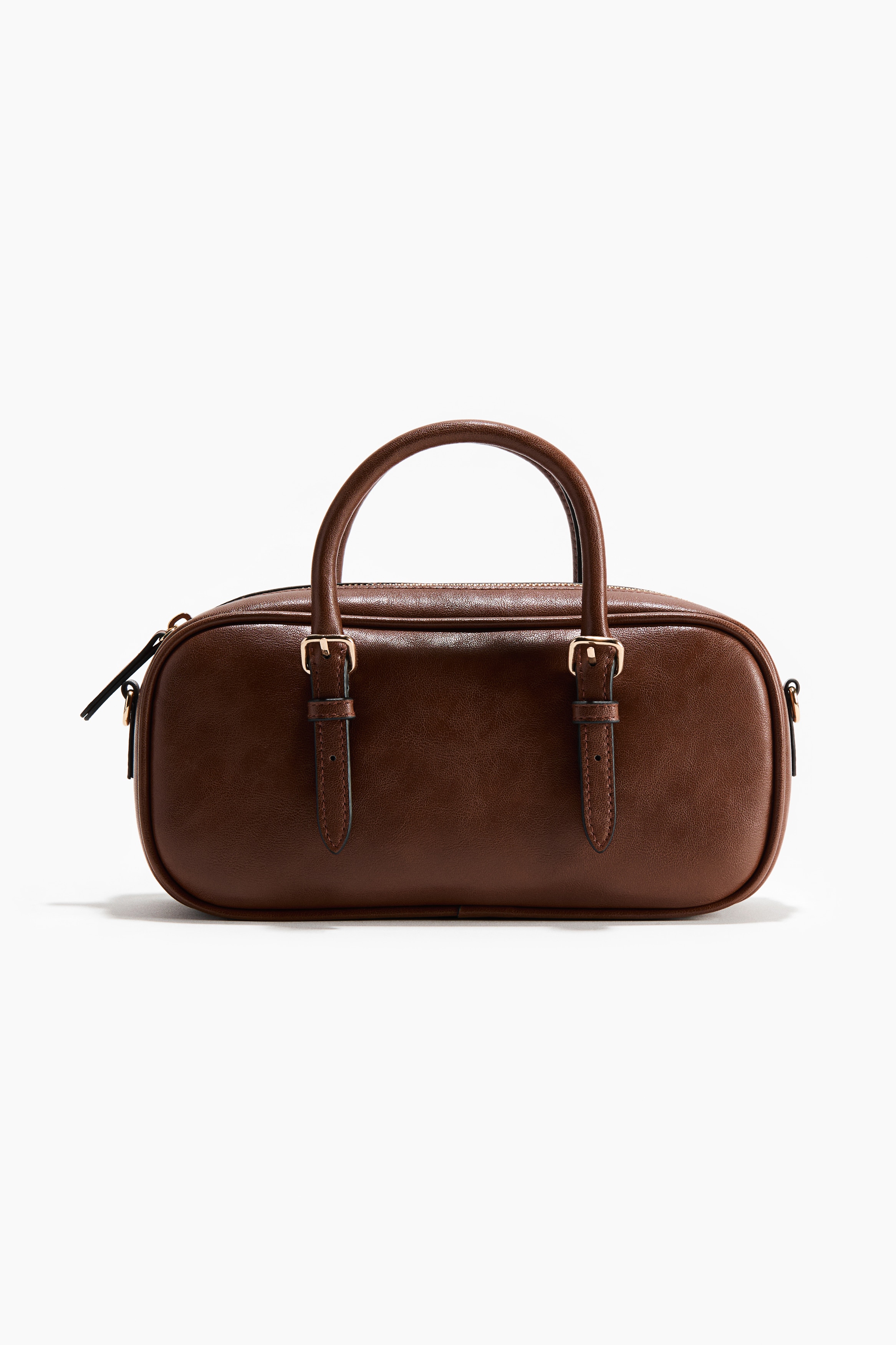 PRADA Noir Toile & Cuir Deux Poignées Poches Cadenas Sac à Bandoulière