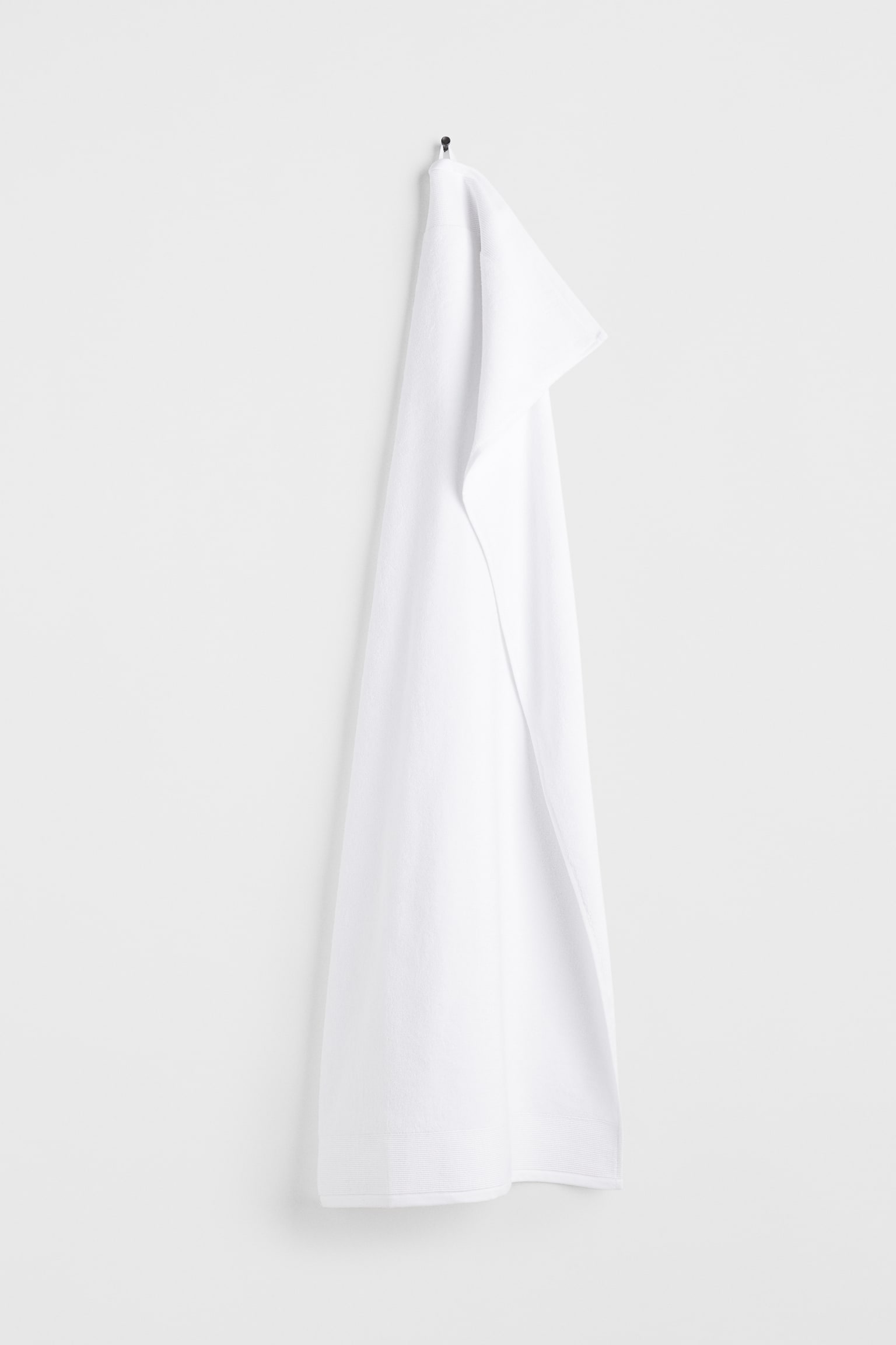 Cotton terry bath towel - White - 1