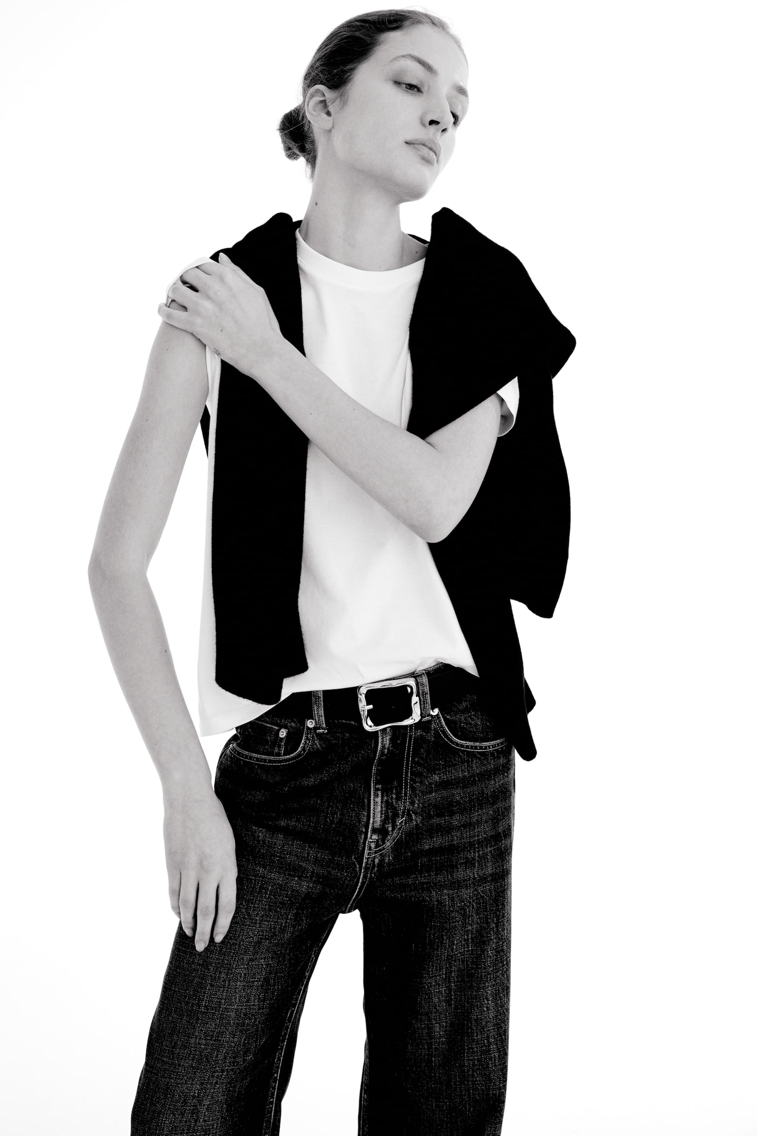 Wide High Jeans - Bleu denim/Vert foncé/Bleu denim clair/Noir délavé/Bleu denim/Blanc - 4