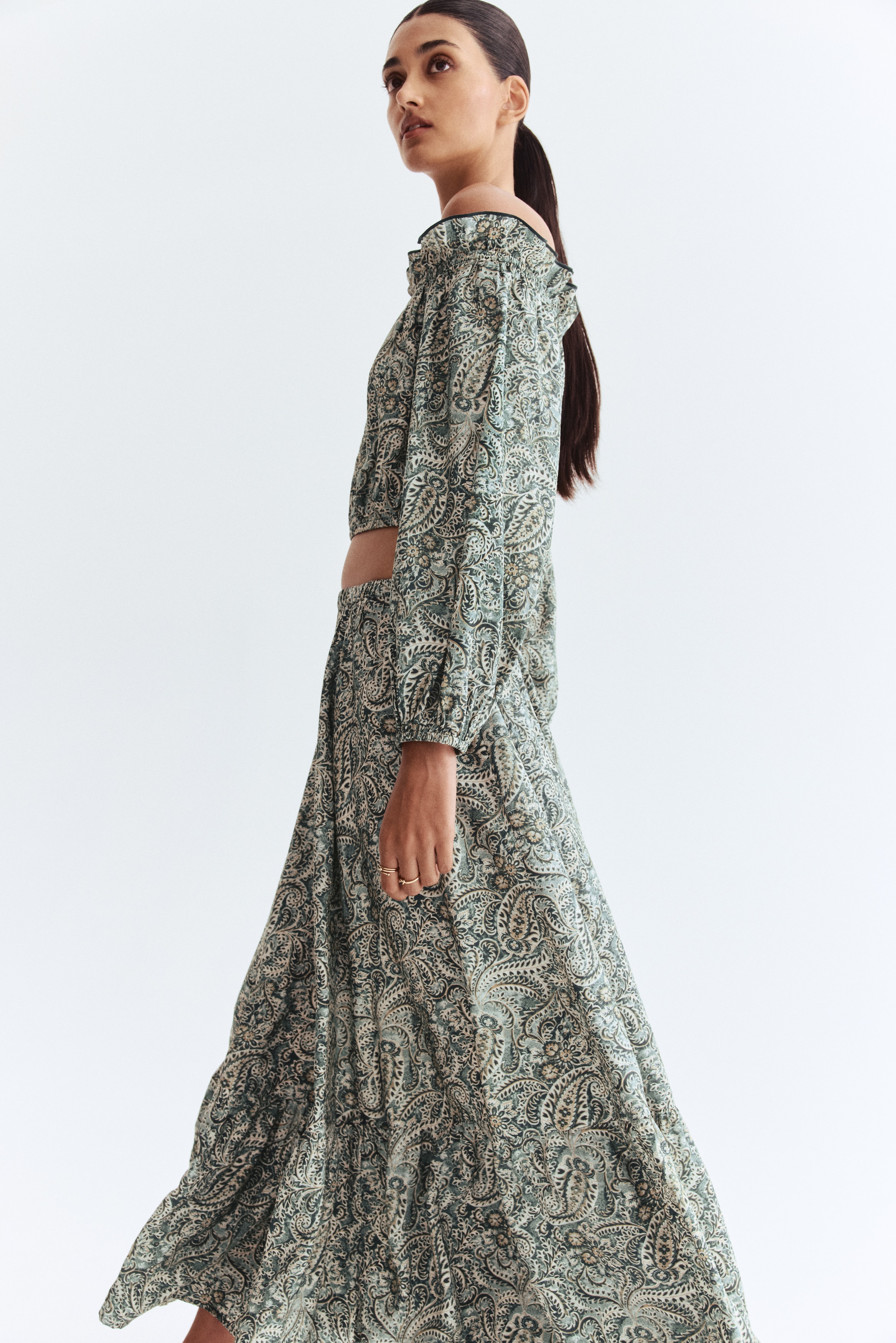 Flared skirt