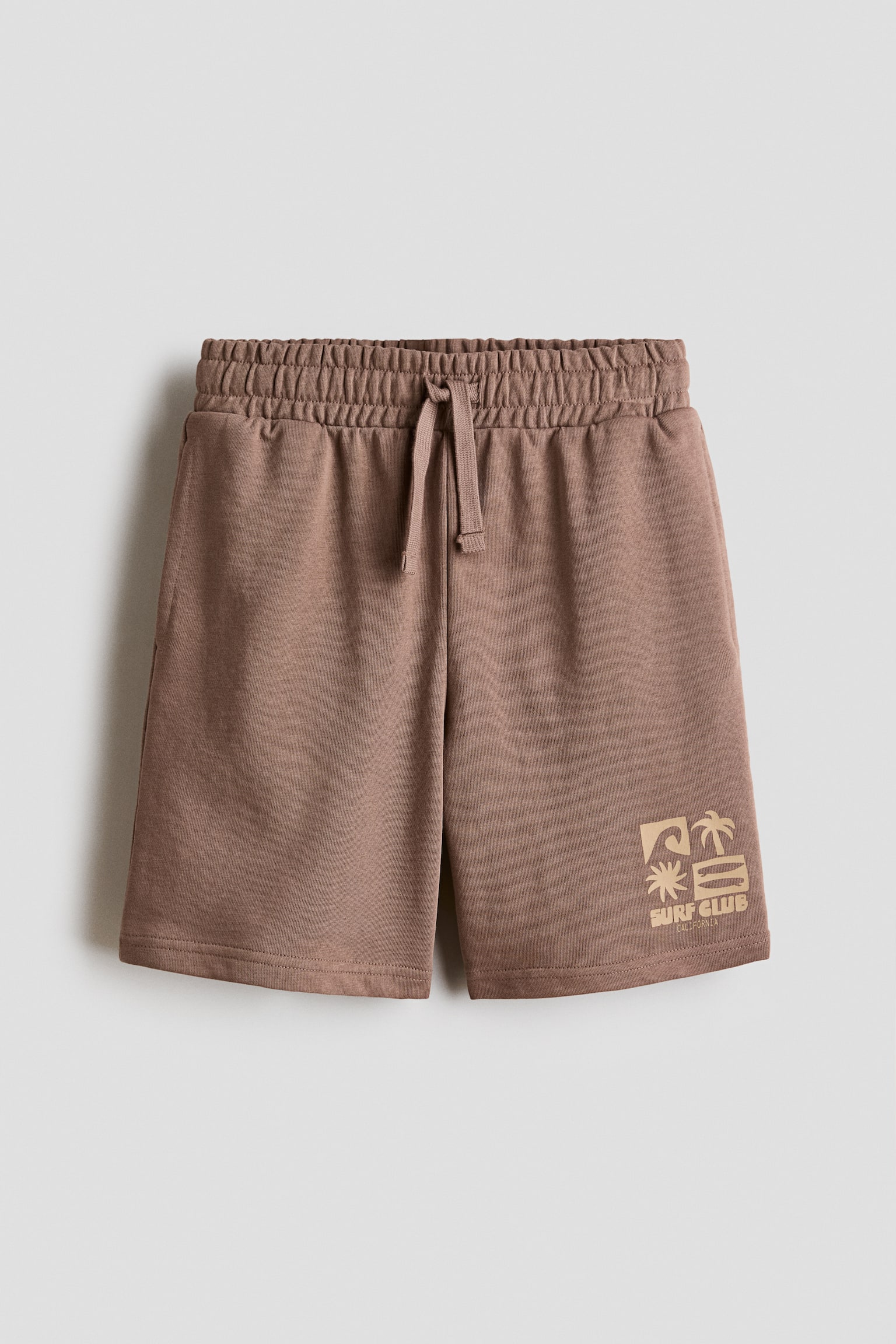 Szorty dresowe z nadrukiem - Beżowy/Surf Club/Ciemnoszary/Tie-dye/Zakurzony błękit/67 - 1