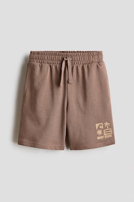 Sweatshorts med tryck