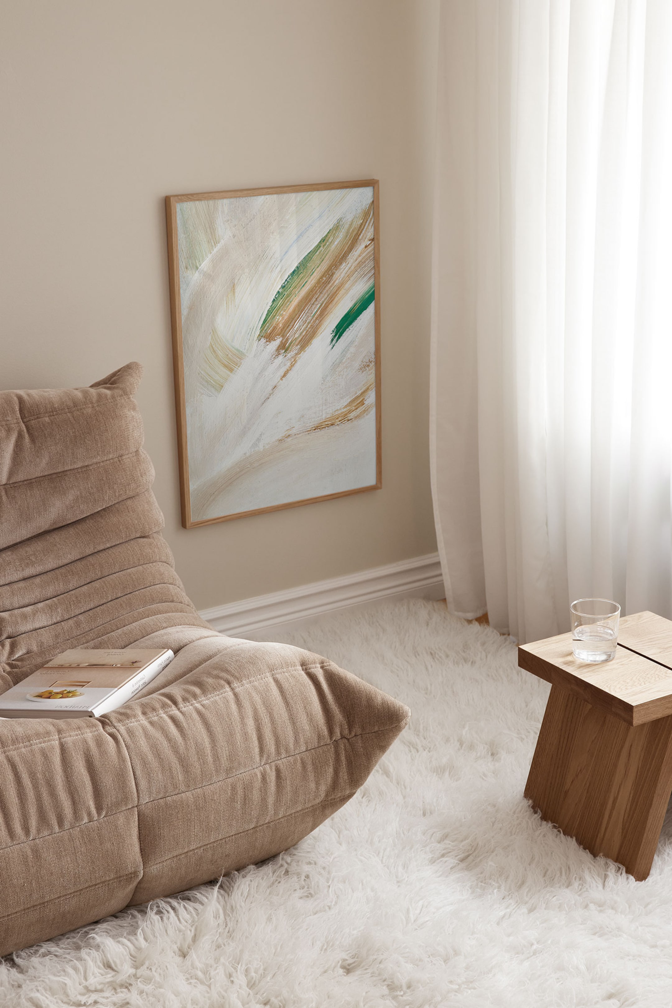 Se større billede: Abstrakt Plakat - Velvet Air - Postery - Home All | H&M DK 1