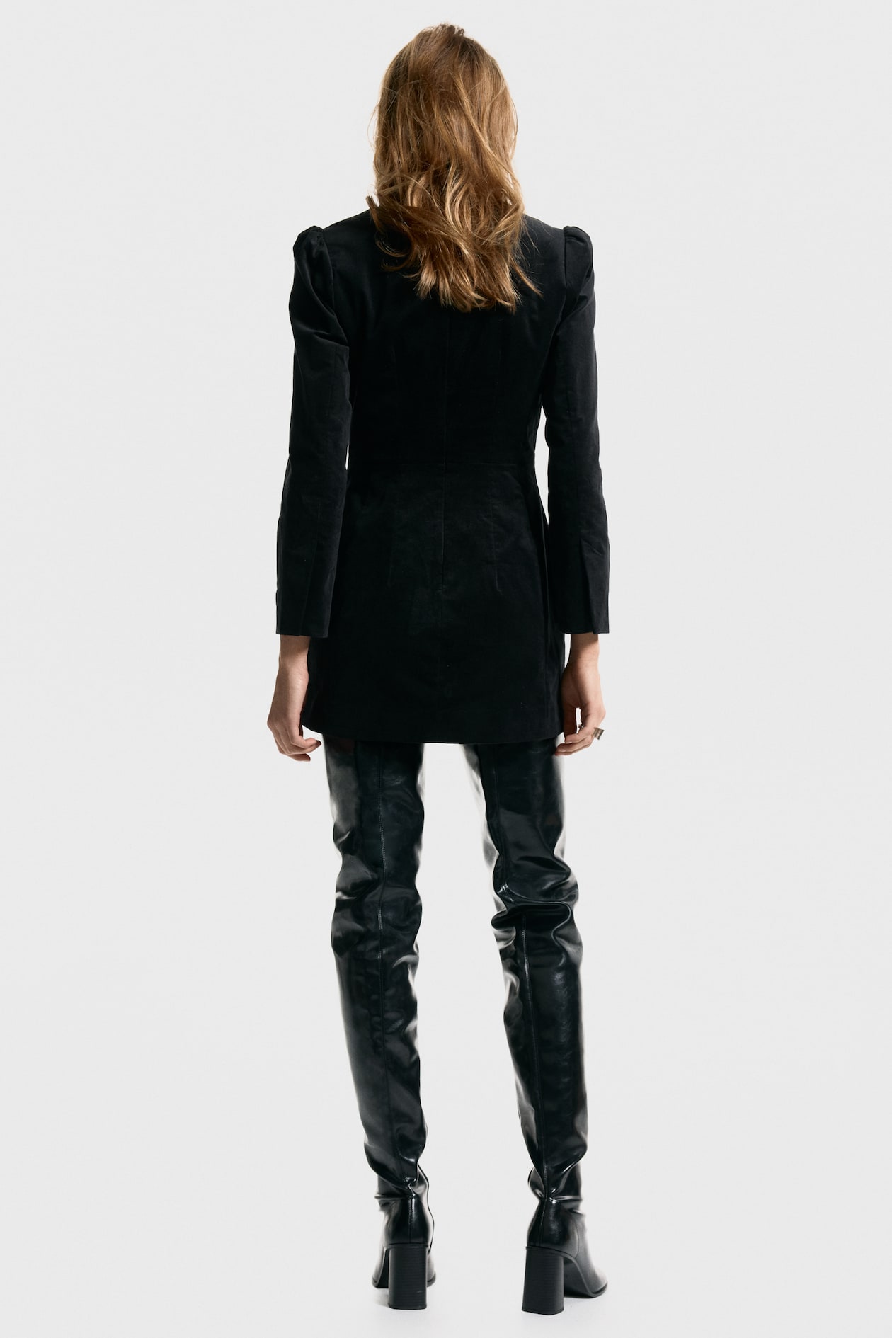 Velvet Jacket Dress - image 3