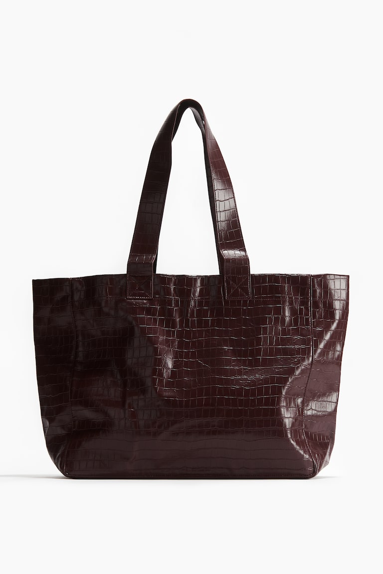 Coated Shopper Burgundy Ladies H&M US
