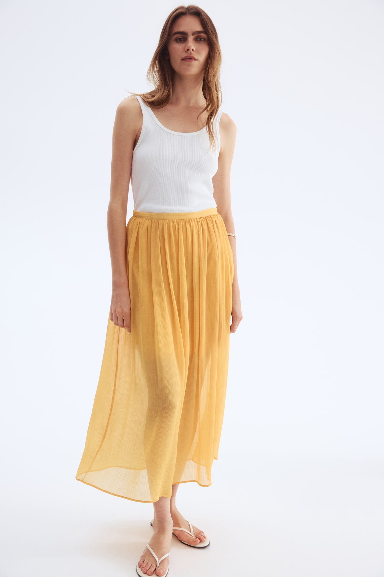 Crinkled Skirt