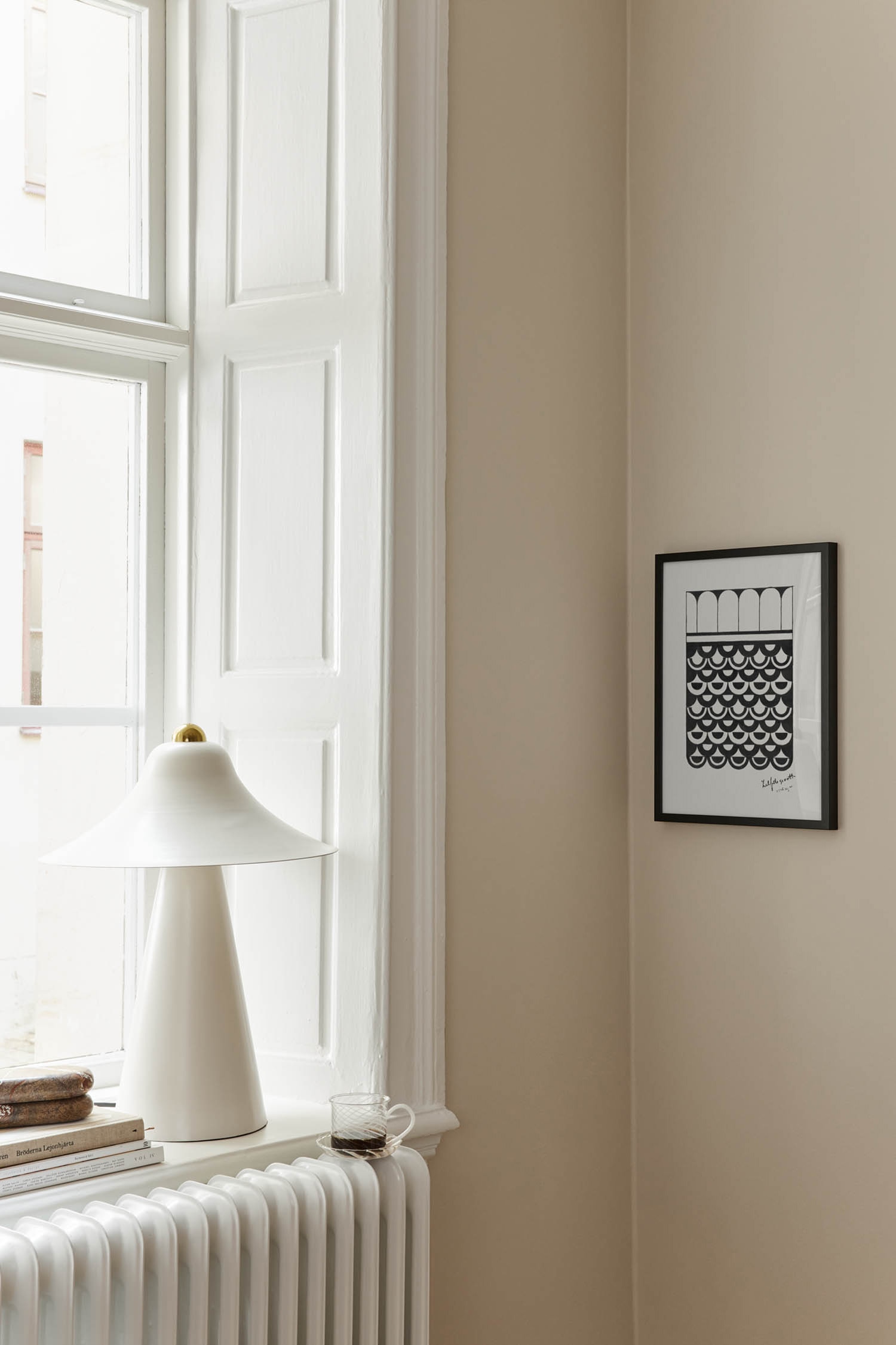 Ornament Of Scales Juliste - Musta