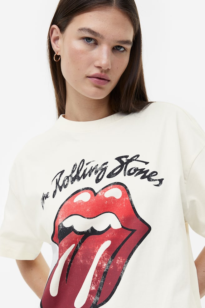 Oversized printed T-shirt - Cream/The Rolling Stones/Yellow/UCLA/White/Minnie Mouse/Dark grey/Mickey Mouse/dc/dc/dc/dc/dc/dc/dc/dc/dc/dc/dc/dc/dc/dc/dc/dc/dc - 6