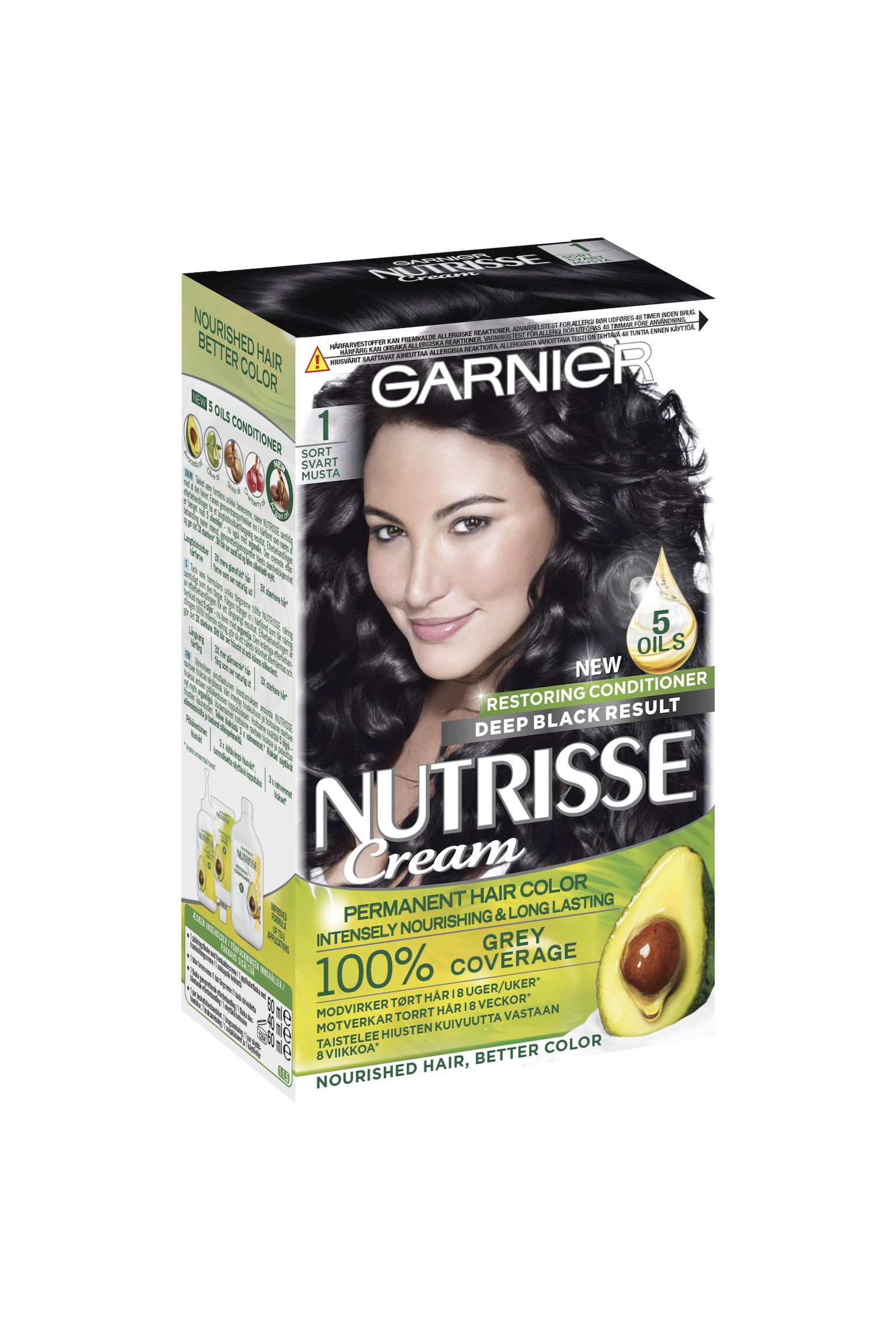 Nutrisse Cream Hårfärg - Liqourice - 1