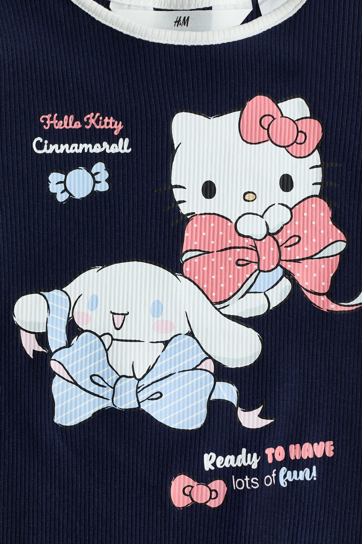 T-shirt imprimé - Marine/Hello Kitty/Bleu clair/Cinnamoroll/Crème/Cinnamoroll - 3