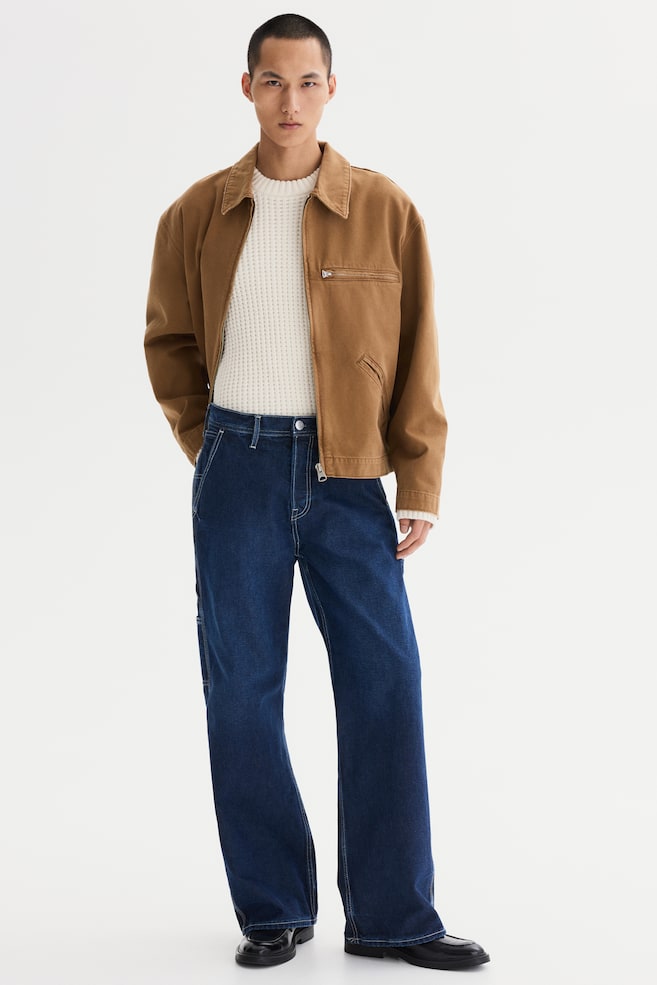Loose Carpenter Jeans - Dark denim blue/Gray - 1