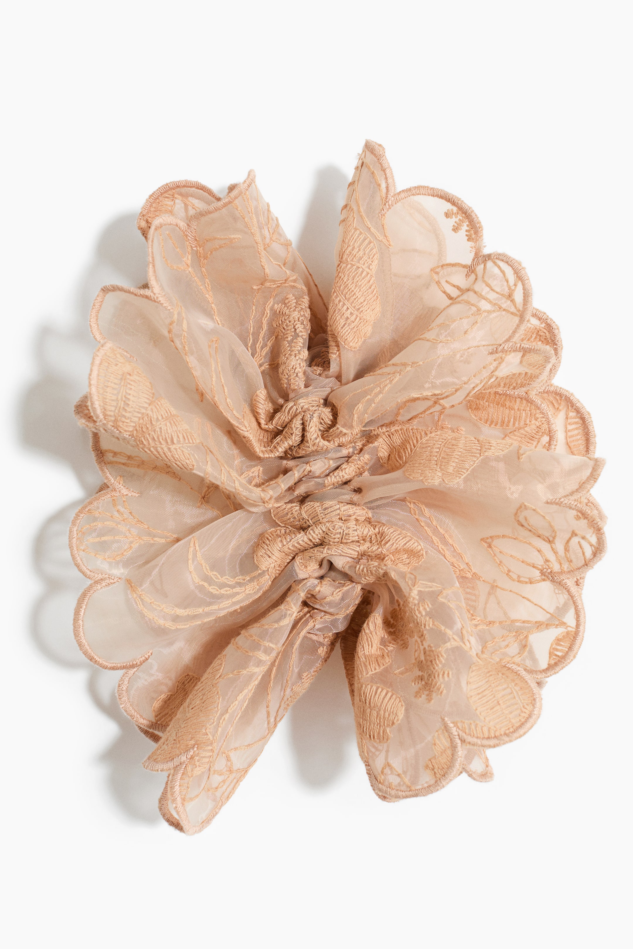 Embroidered Scrunchie