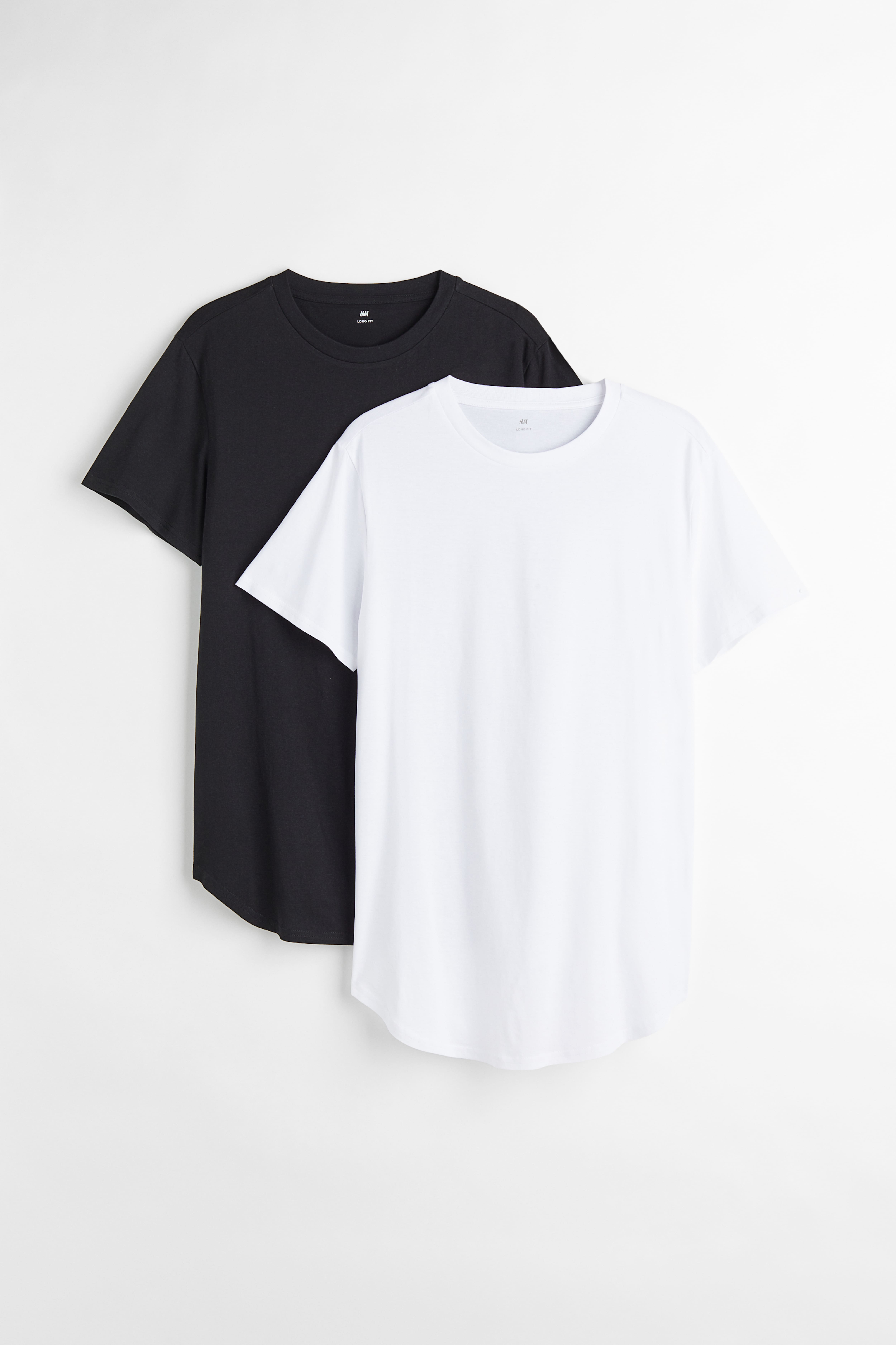 T shirt shops long fit homme