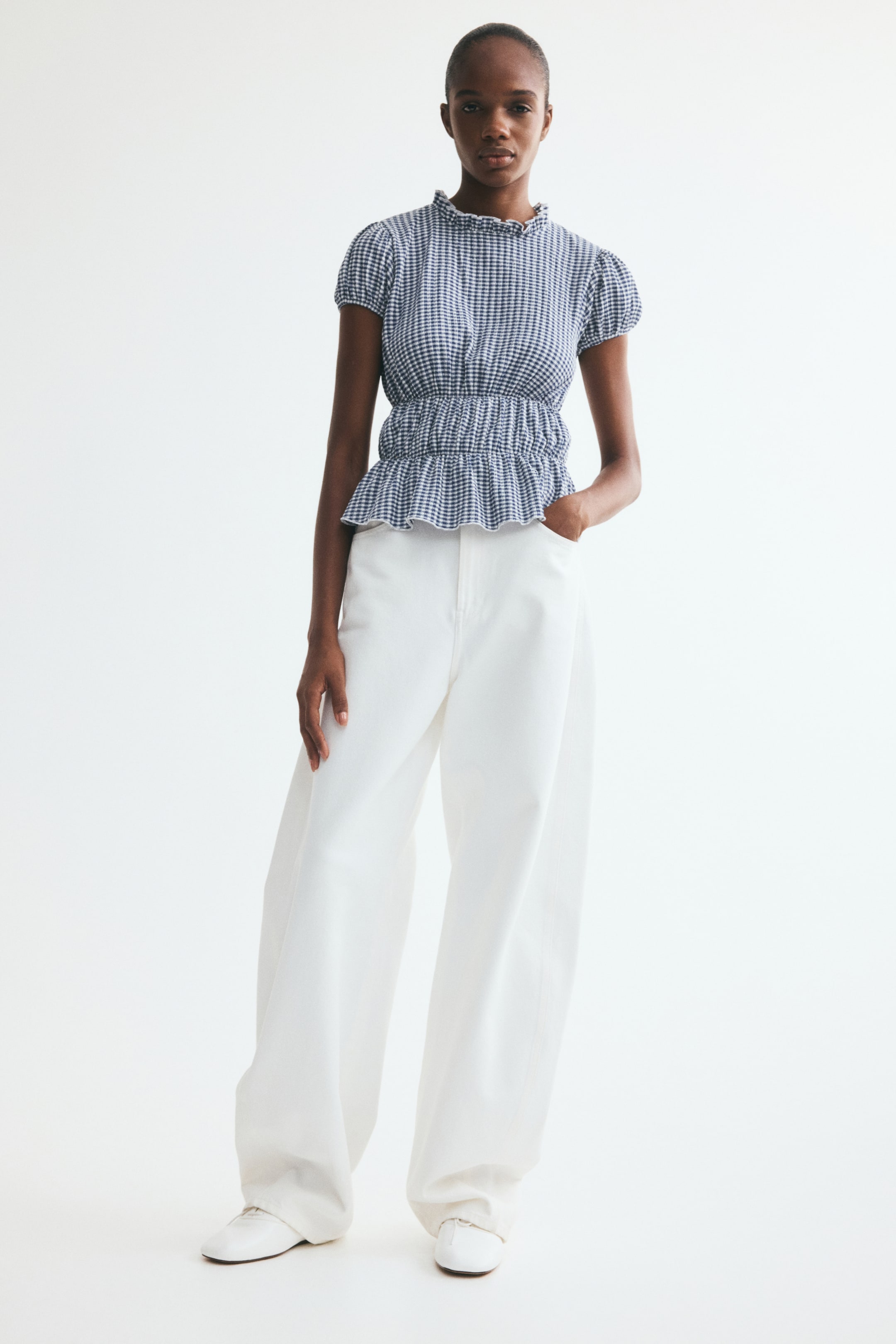 Puff-Sleeved Blouse