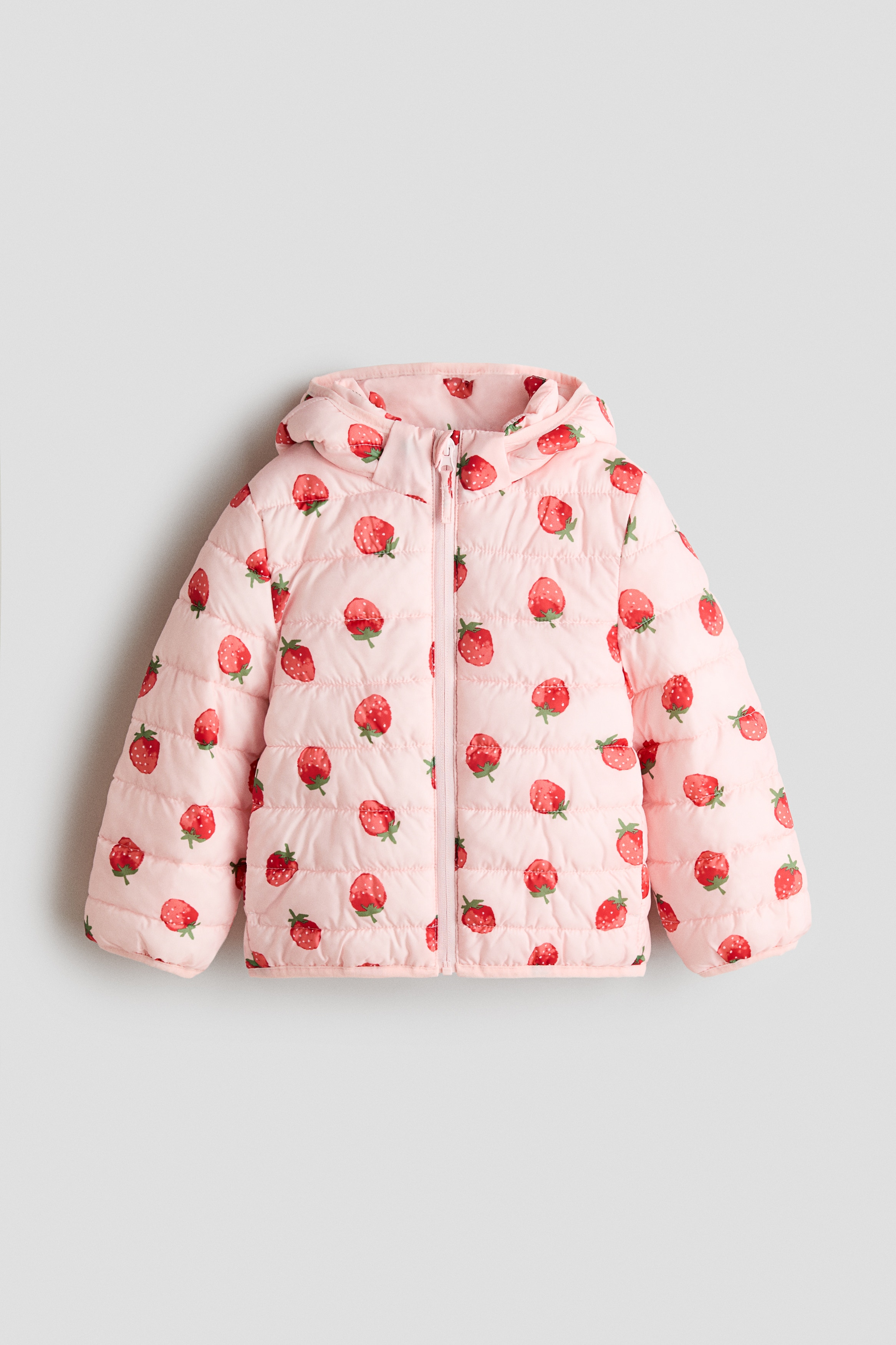 H & M - Water-repellent padded jacket - Rosa - Kinder