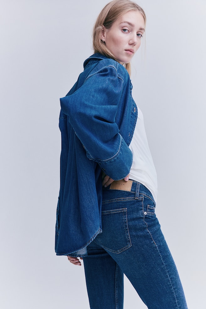 MAMA Skinny Jeans - Bleu denim foncé/Noir/Gris denim foncé - 5