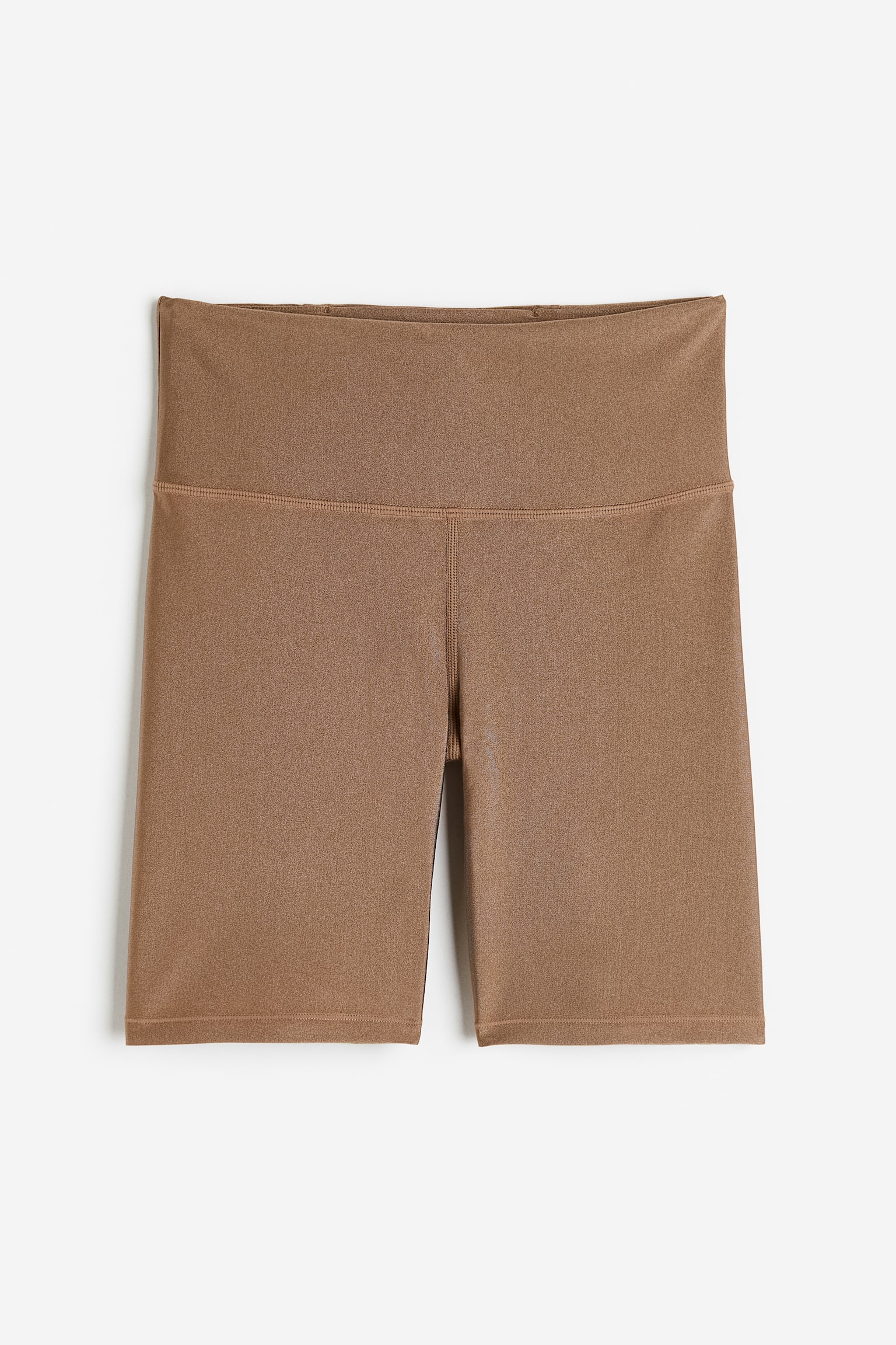 DryMove™ High Shine Activewear Bike Shorts - Light brown/Cerise - 1