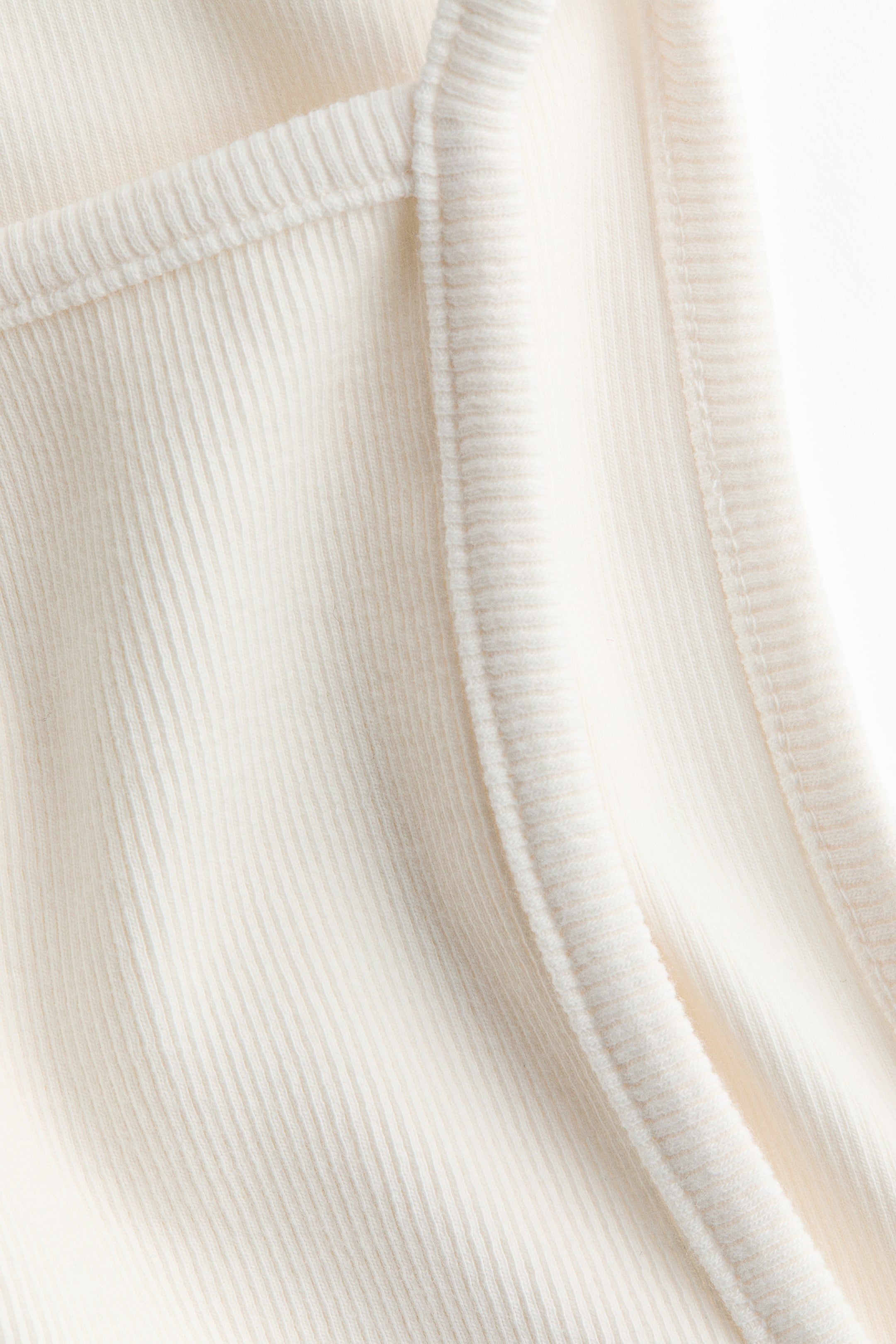 Ribbed strappy top