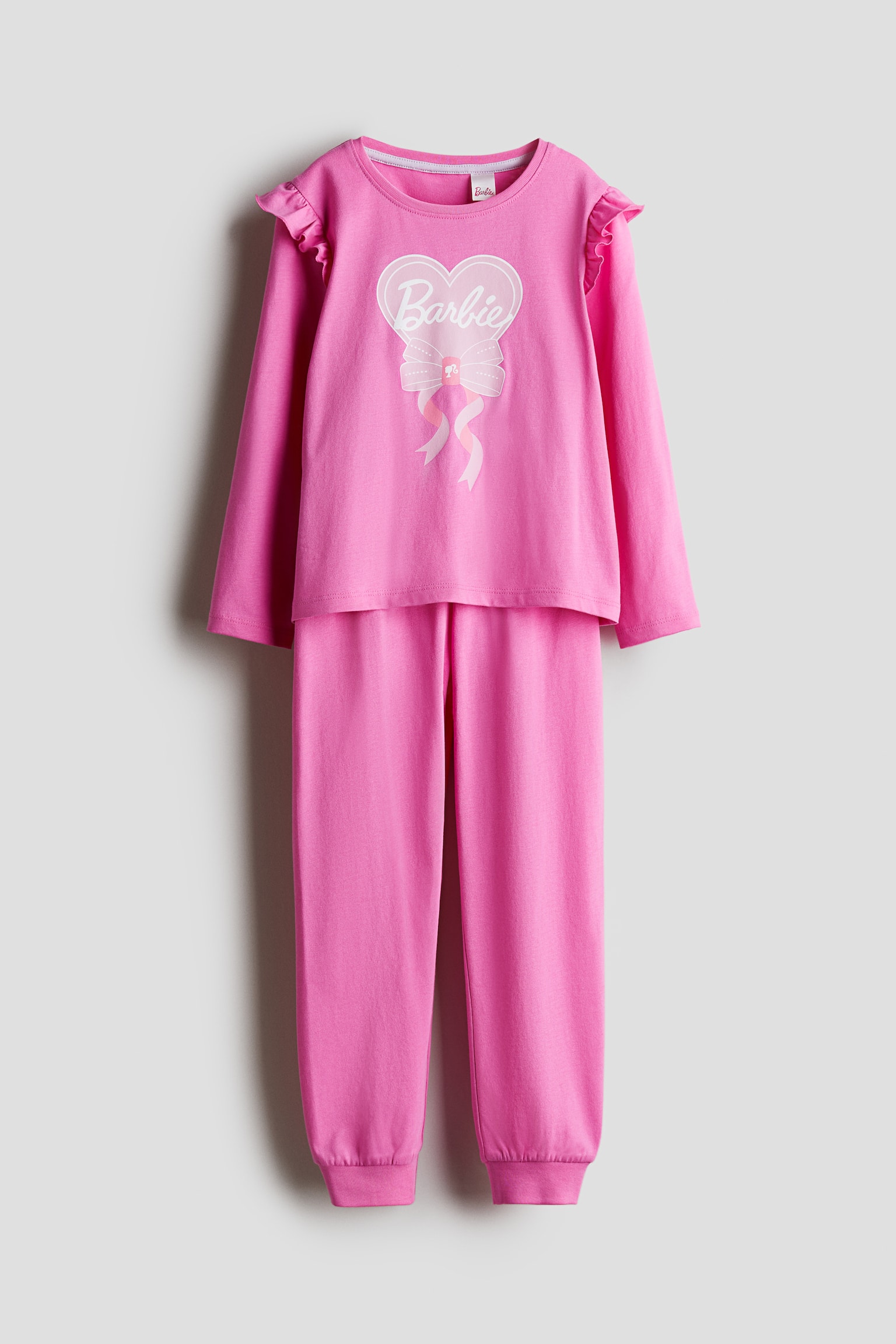 Jersey pyjamas - Pink/Barbie/Pink/Bluey/White/Disney Princesses/White/Minnie Mouse/Light blue/Lilo & Stitch/Blue/Frozen/Dark grey/Minnie Mouse/Dusty pink/Paw Patrol/White/Hello Kitty/Light pink/Squishmallows - 1