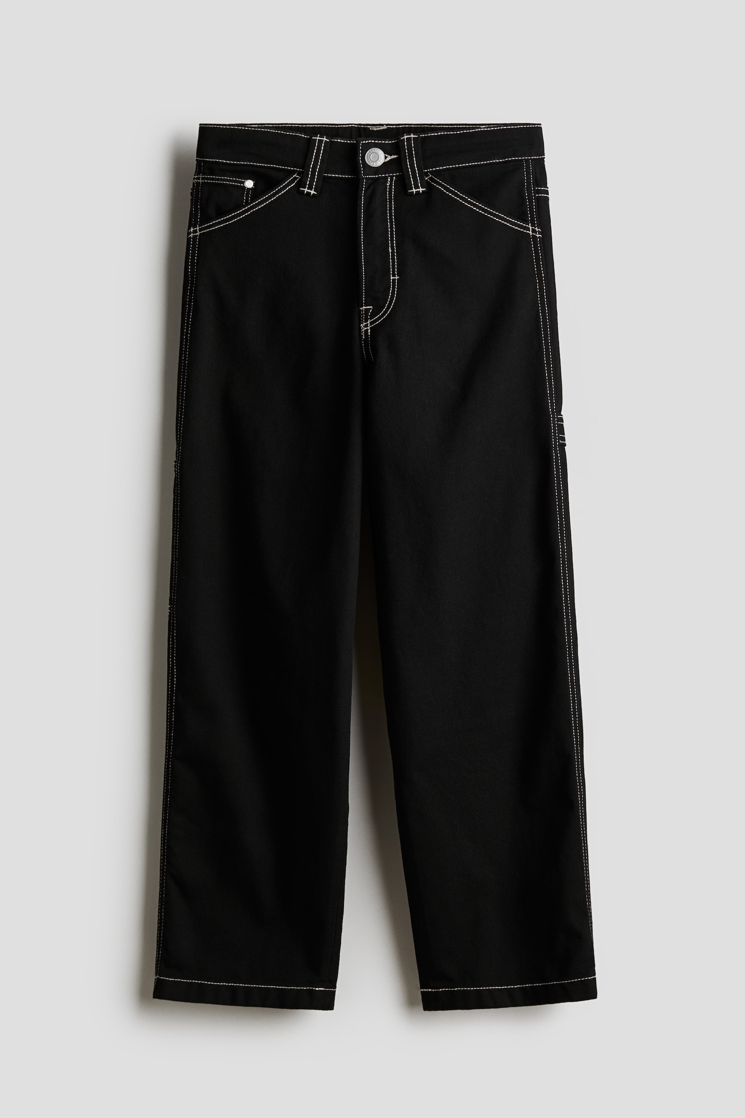 Baggy Carpenter Jeans - Black - 1