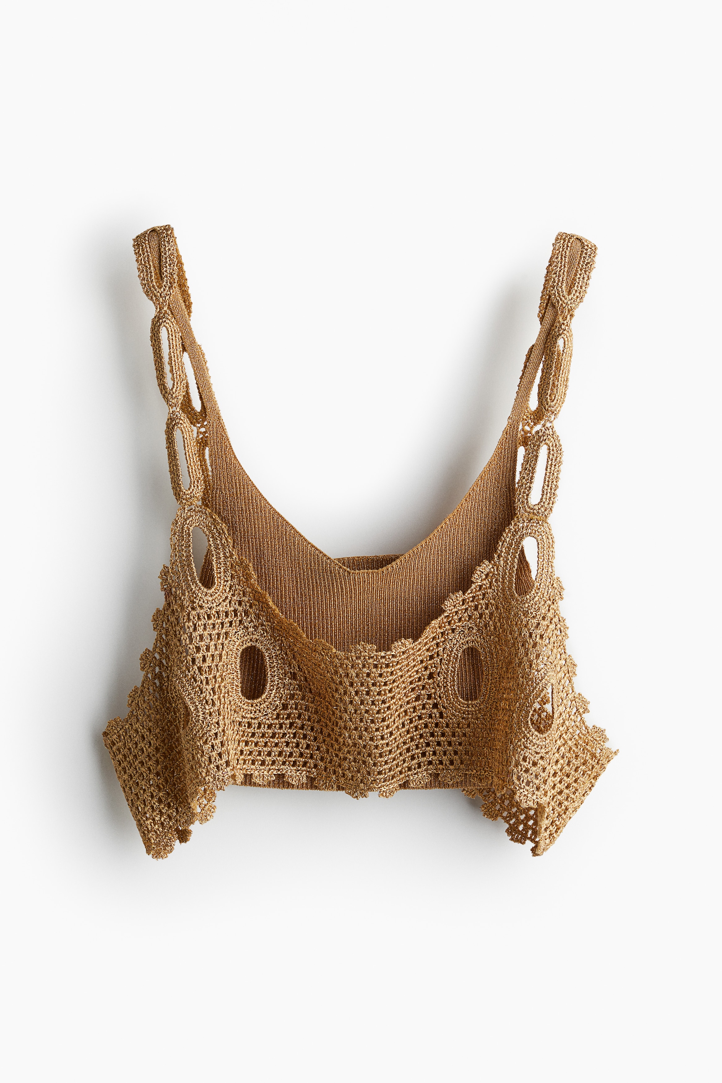 h&m crochet crop top