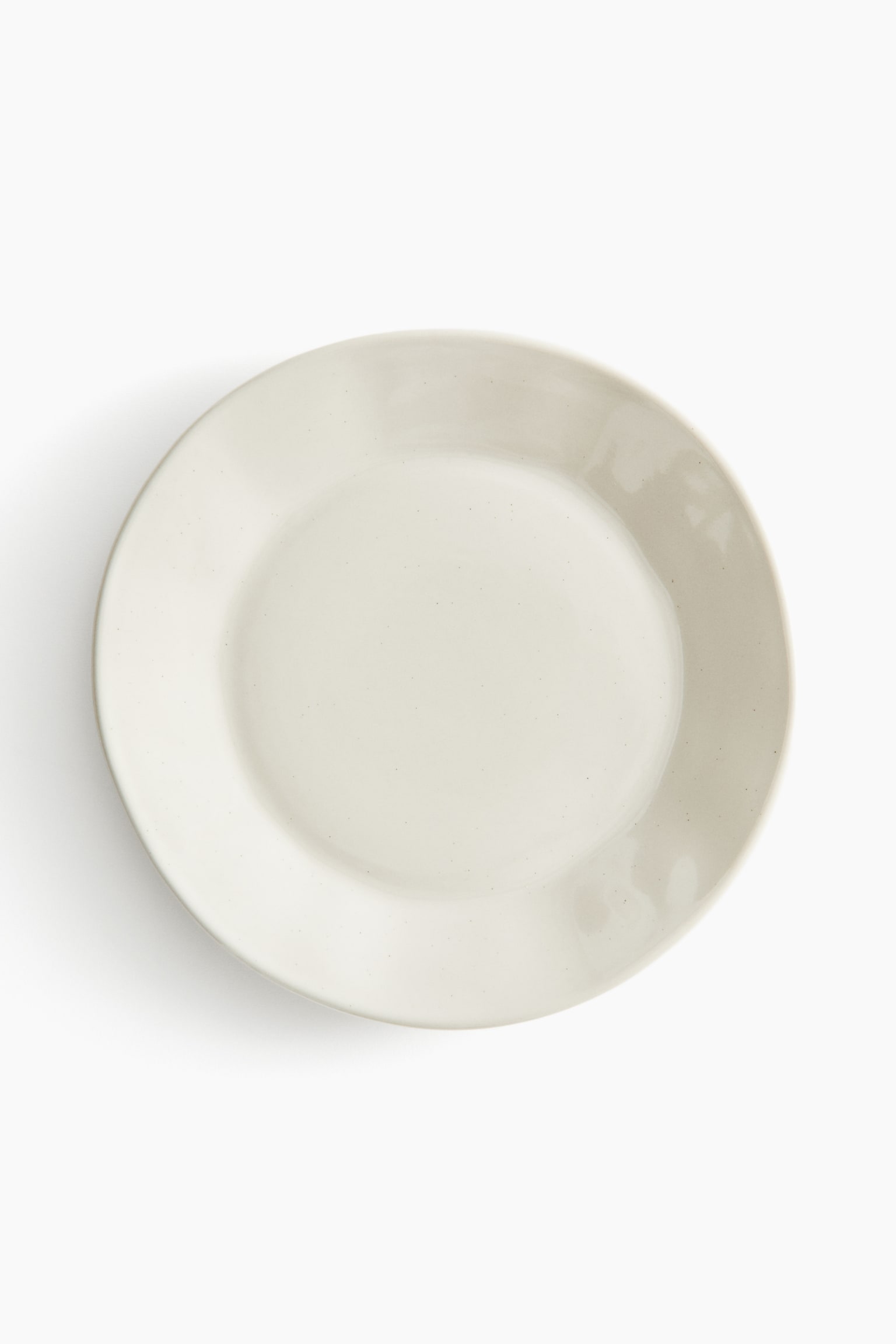 Large stoneware plate - White - 1