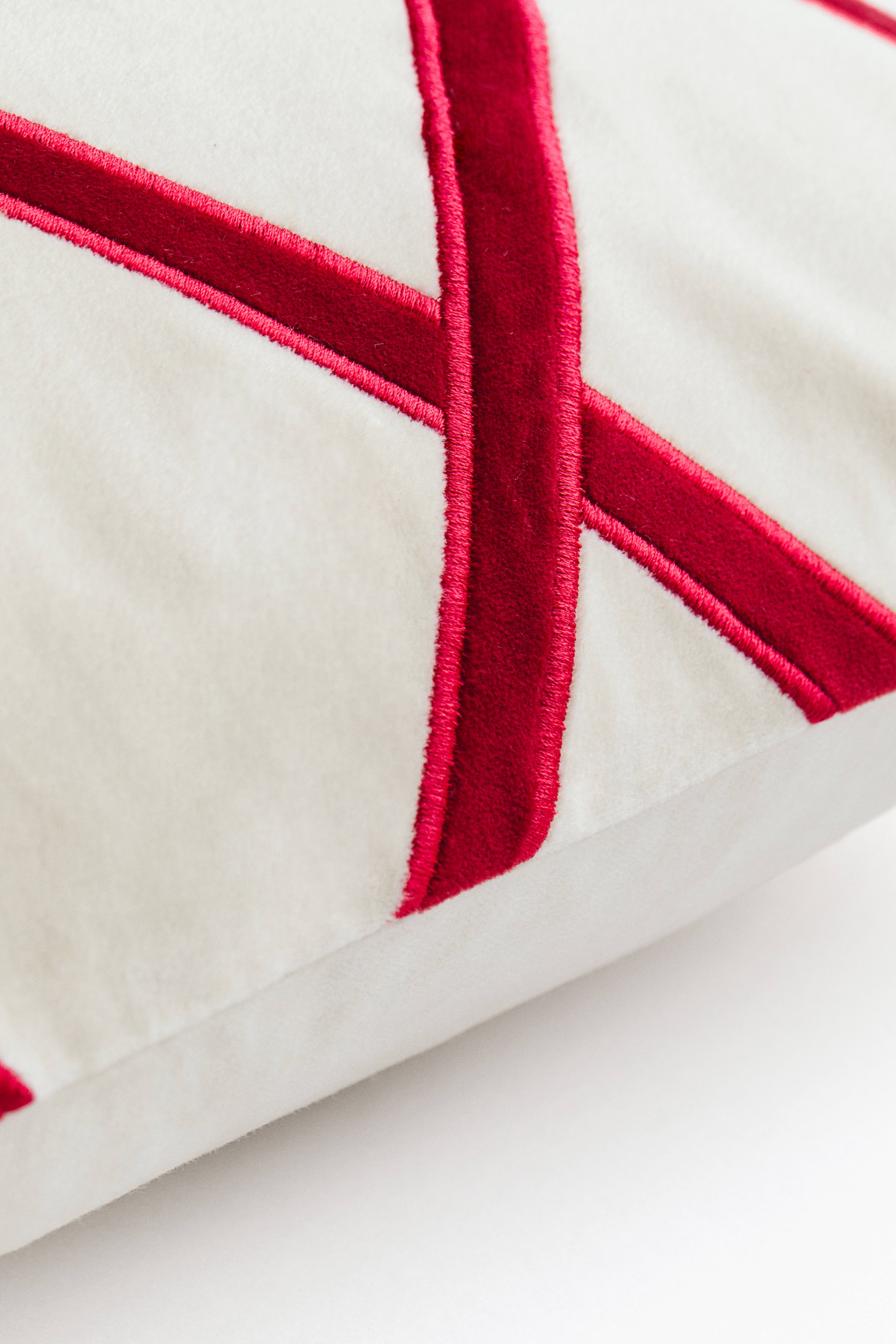 Patterned Velvet Cushion Cover