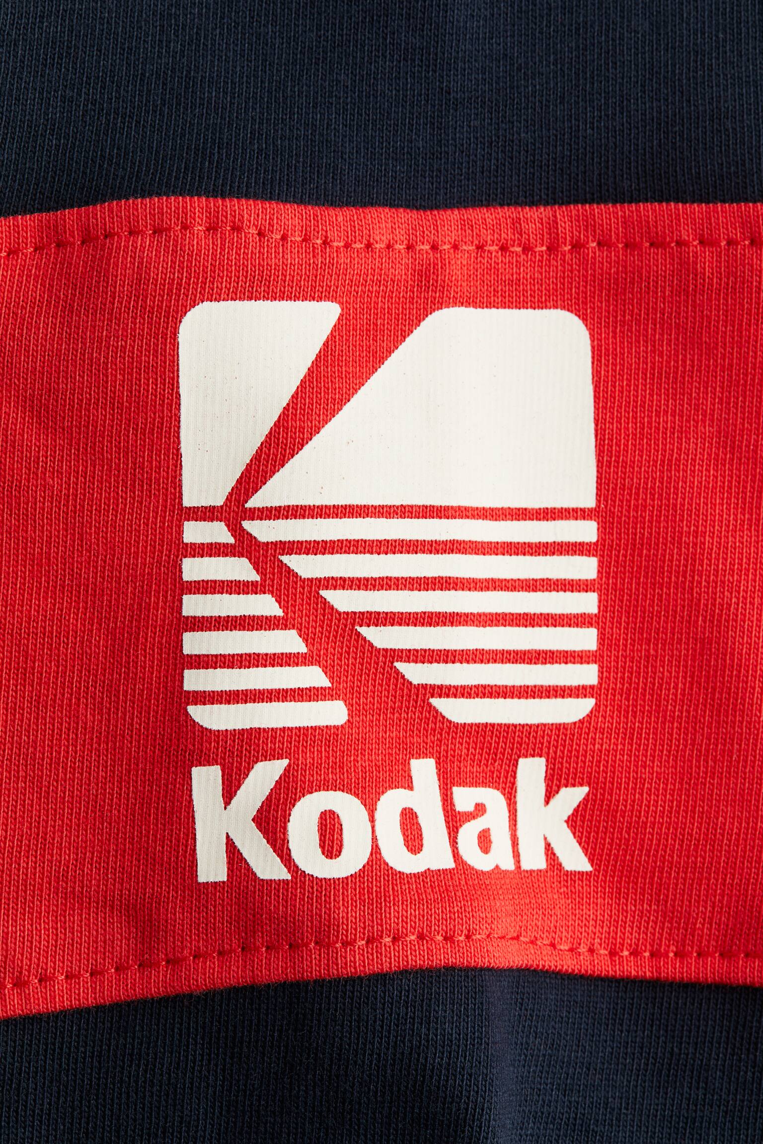 拼色橄欖球衫 - 紅色/Kodak - 7