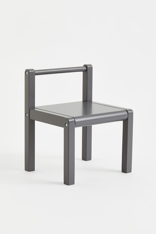 Stuhl für Kinder - Grau/Grün/Hellrosa - 1