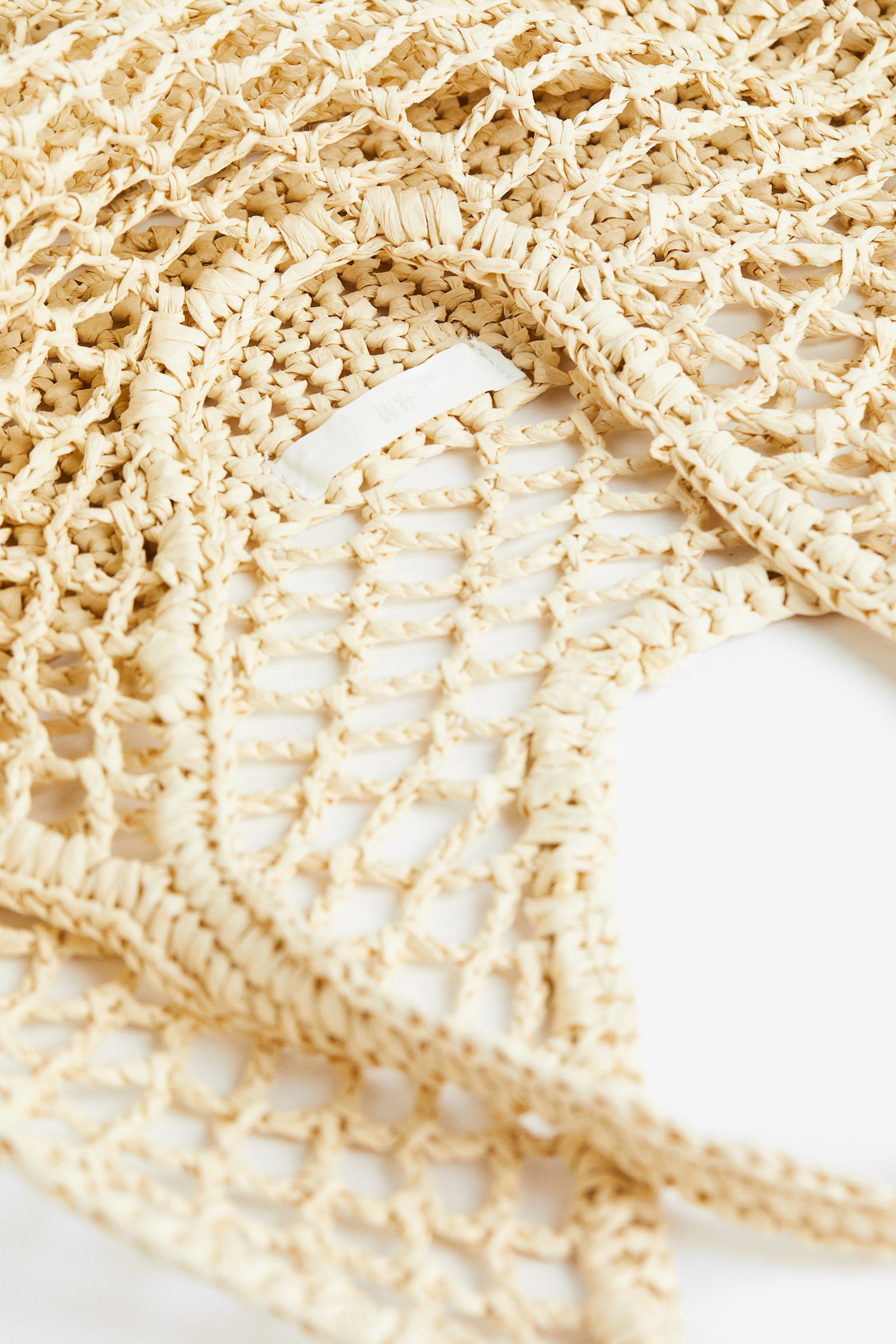 Crochet-look shopper - Light beige - 2