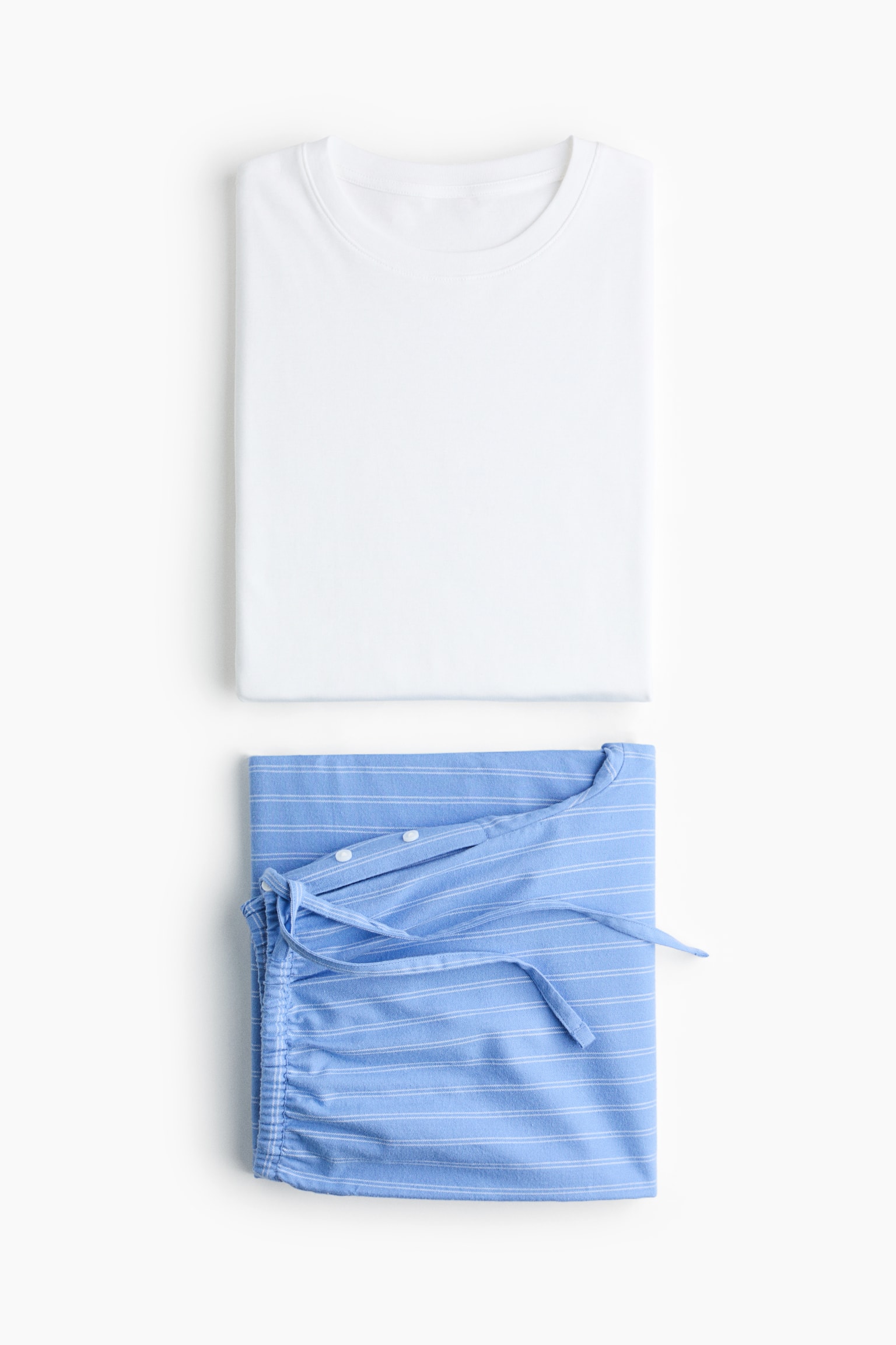 Cotton pyjamas - Light blue/White - 6