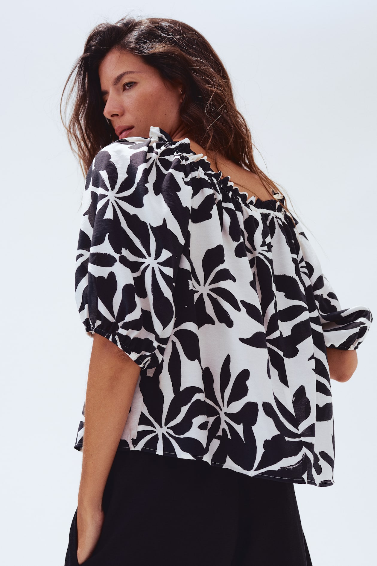 Ruffle-Trimmed Blouse - image 3