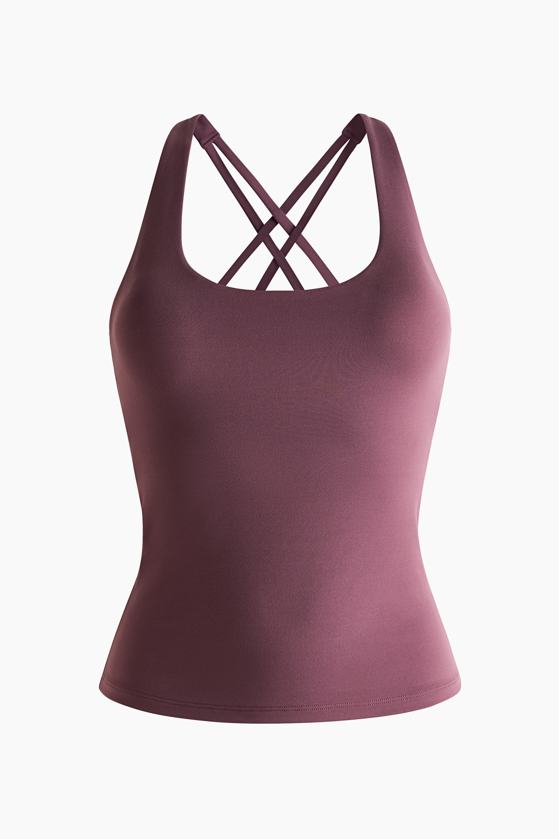 Sporttanktop met SoftMove™ - Boysenbeskleurig/Marineblauw/Zwart/Chocomokka/Warmbruin