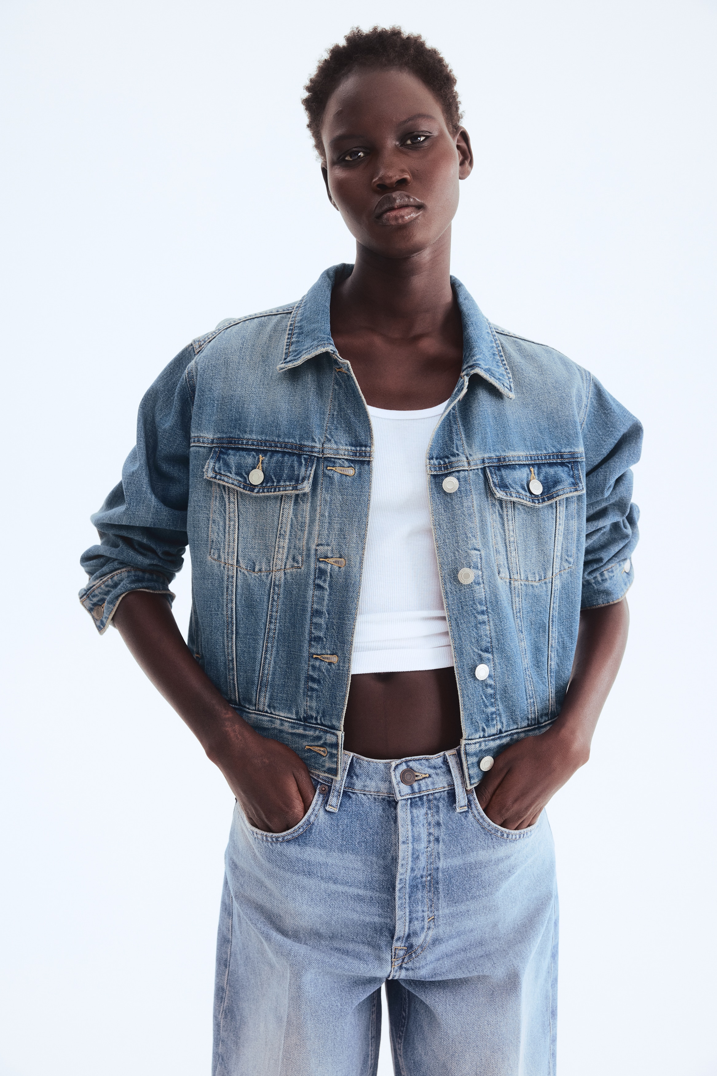 レディース トラッカージャケット | スエード 他 | H&M JP