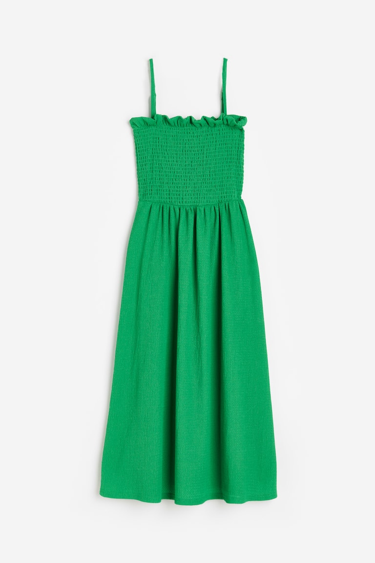Women's Green Smock-topped dress | H&M Women's Green Smock-topped dress | H&M