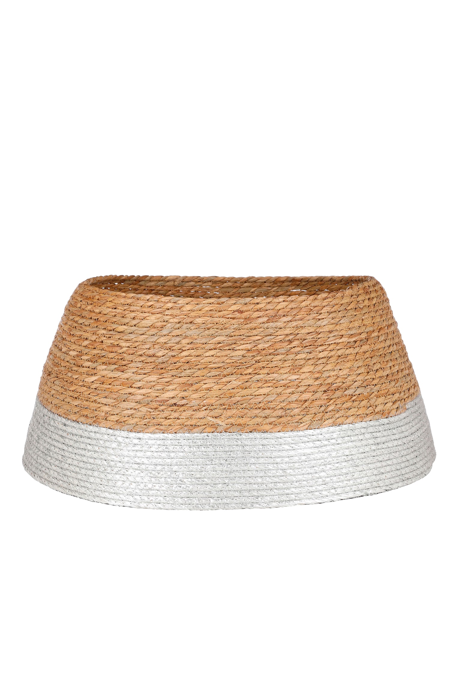 Jupe De Sapin Noël En Jonc De Mer - Argent/Brown/Doré/Blanc Cassé/Noir/Vert - 1