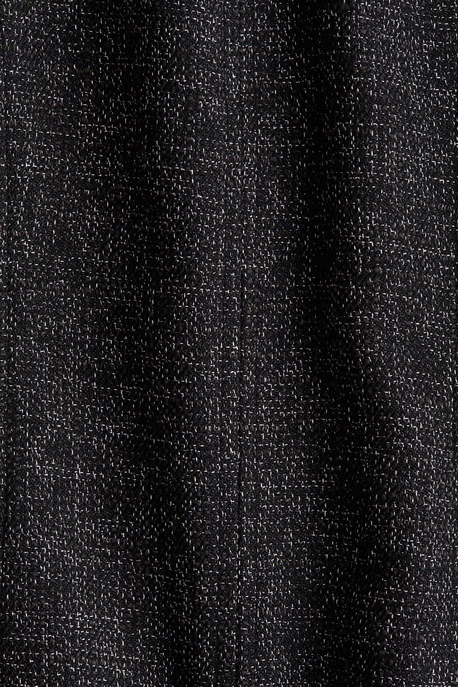 Женское платье H&M Long-Sleeved Bouclé Dress, цвет: Чёрный меланжевый — фото 2