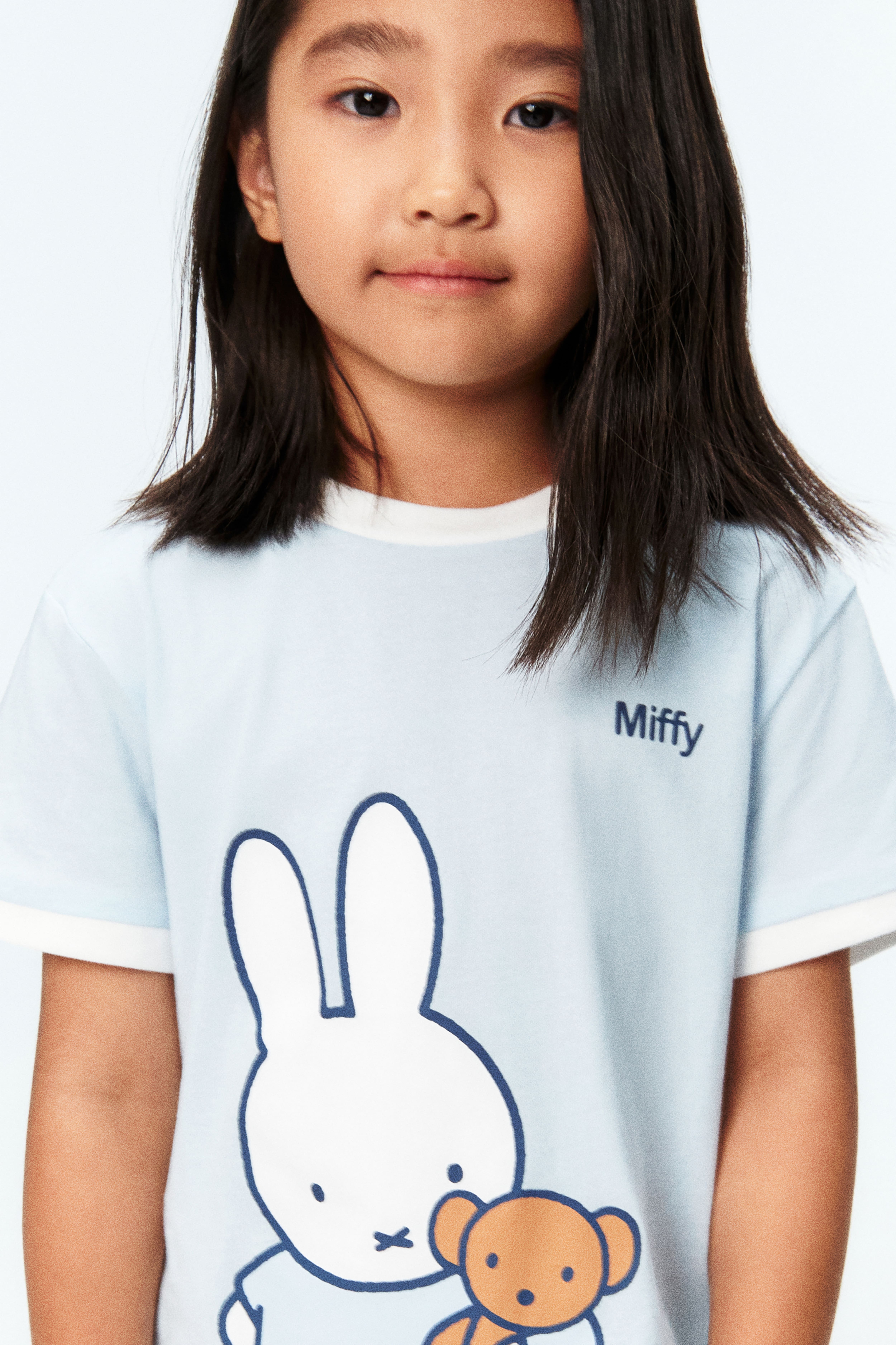 Cotton T-Shirt with Printed Motif