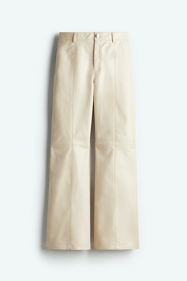 Coated trousers - Light beige - 1