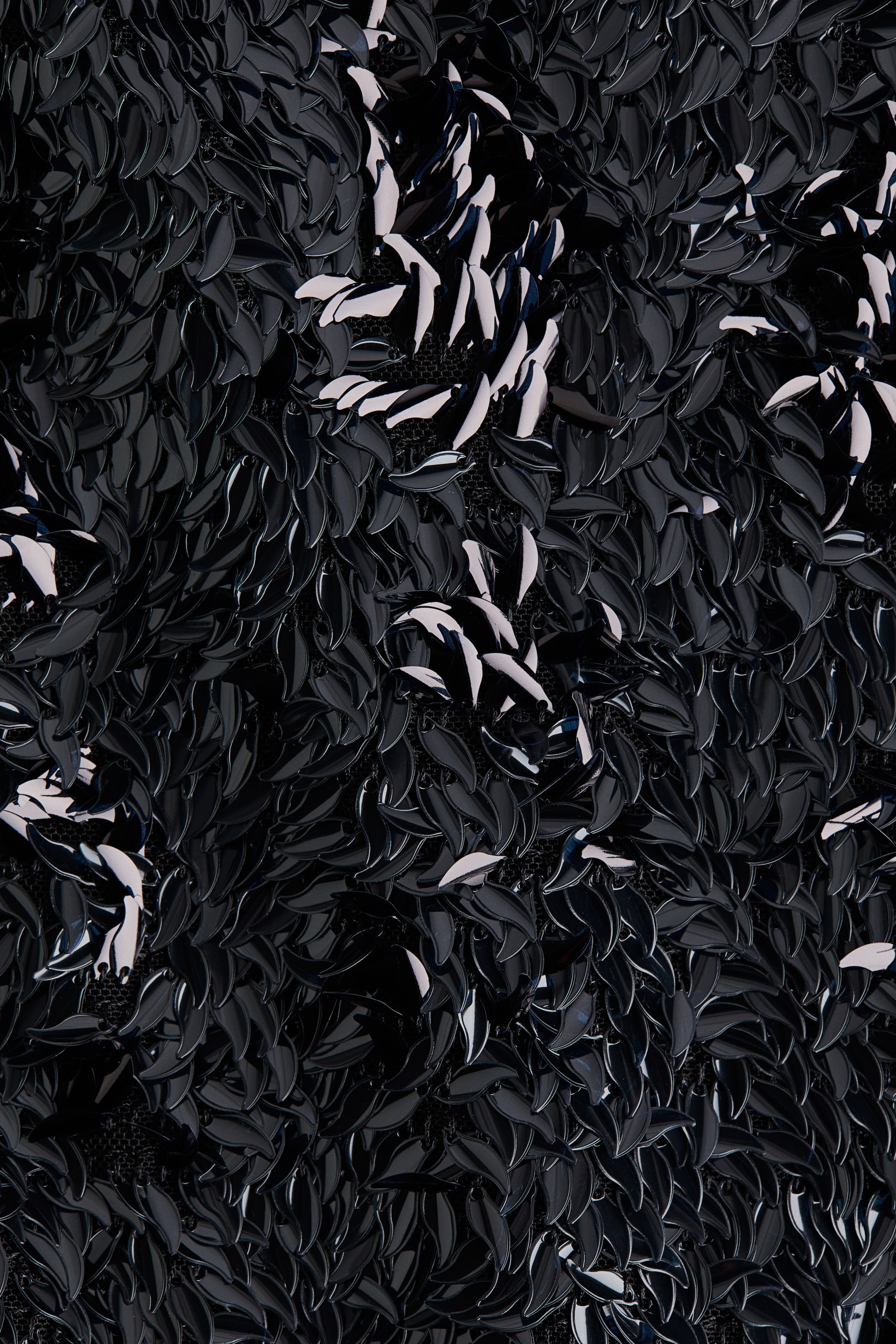 Agrandir l'image: Top à sequins avec épaulettes - Noir - FEMME | H&M CH 7