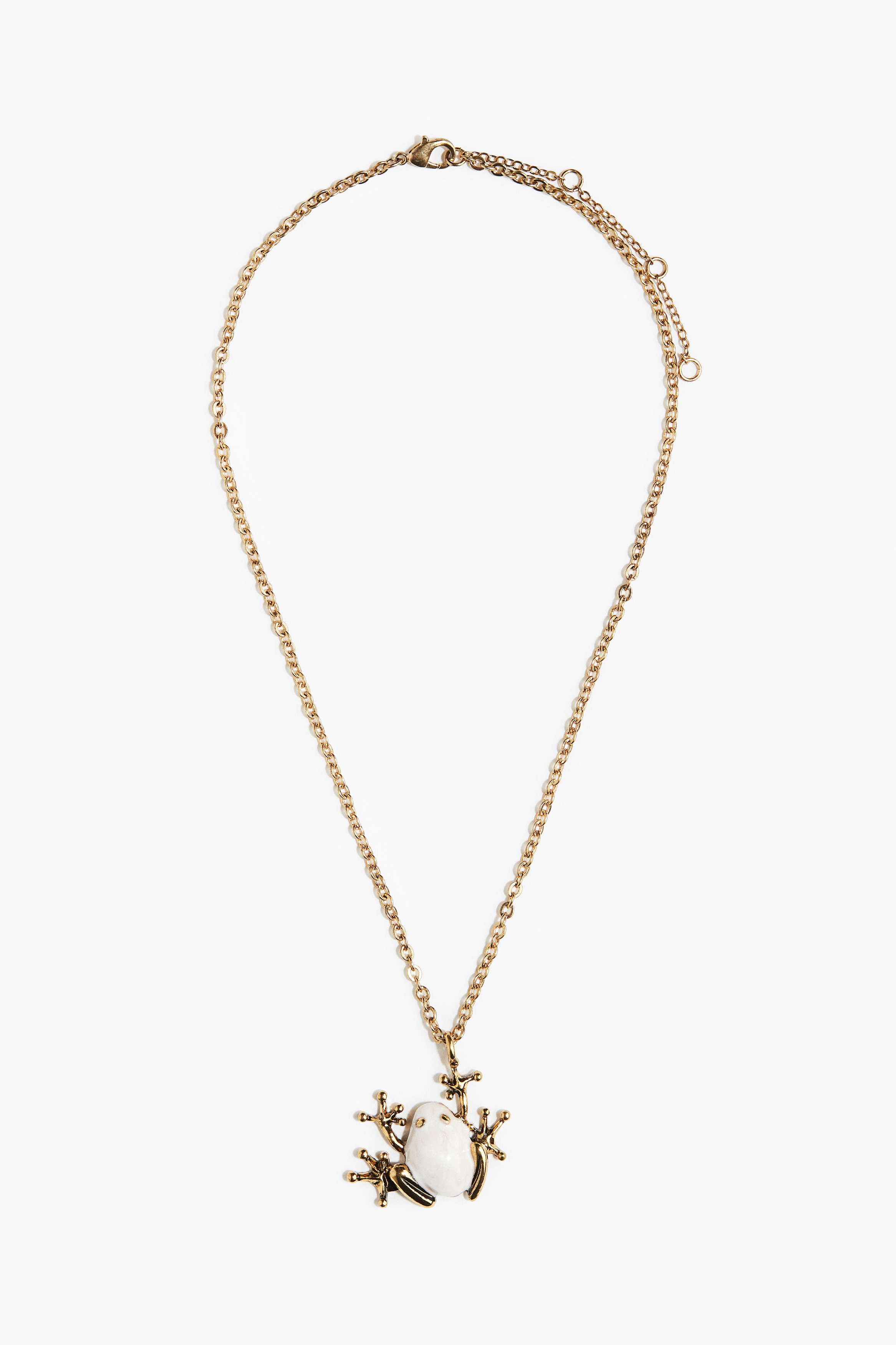 Dam - Guld Frog-pendant necklace  - H&M