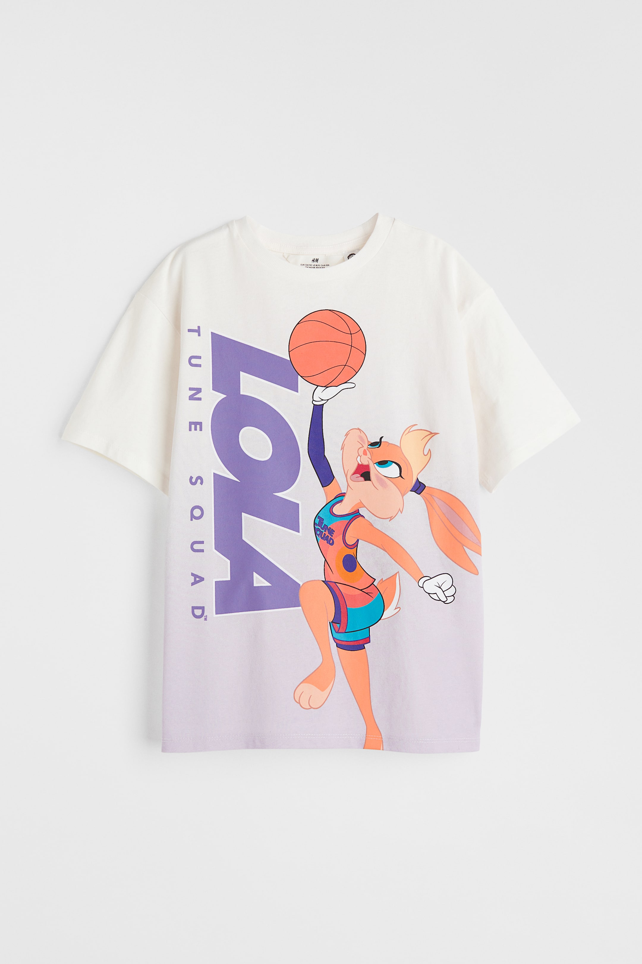 View larger image: Oversized printed T-shirt - Purple/Space Jam - Kids | H&M 1