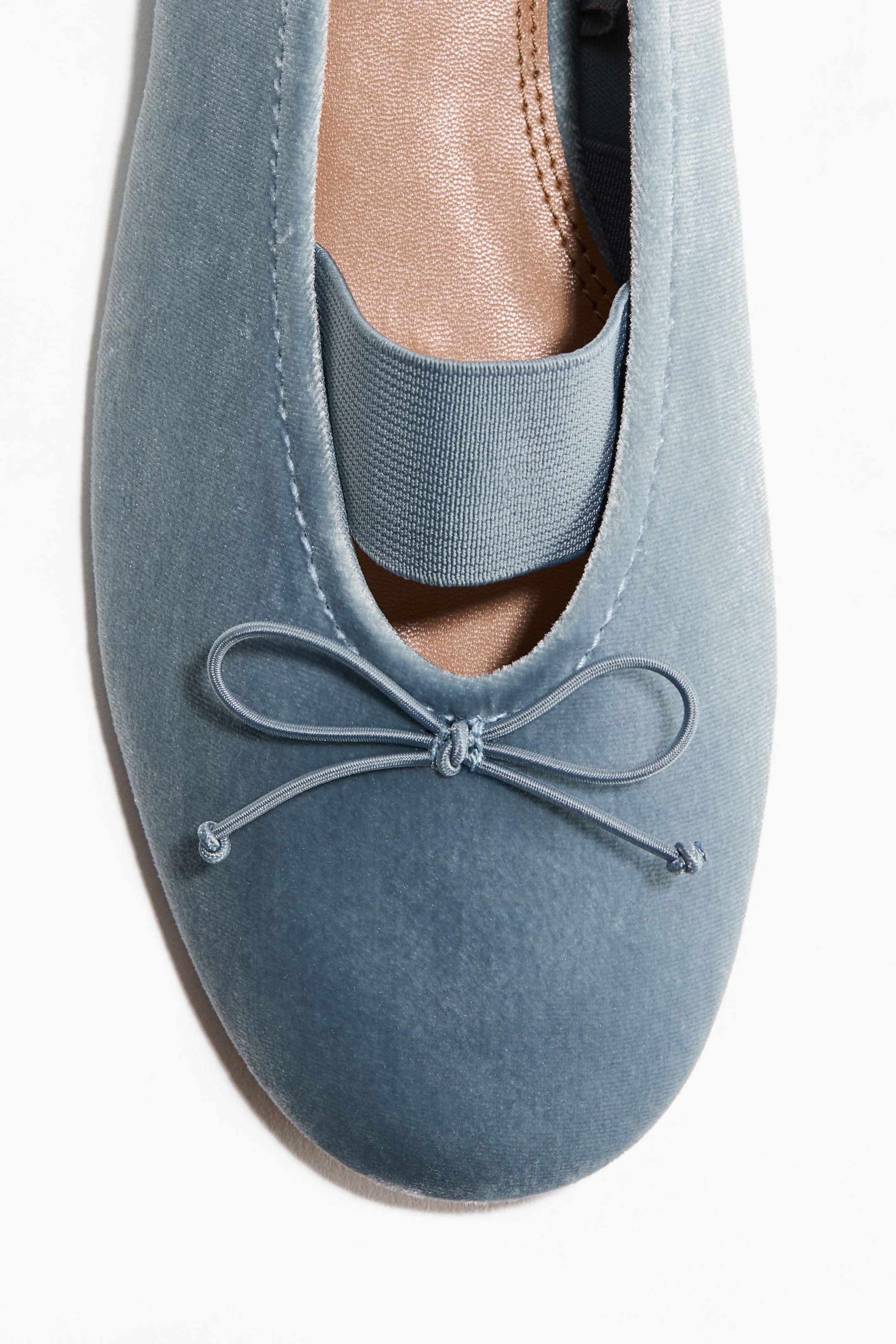 Ballerines en velours