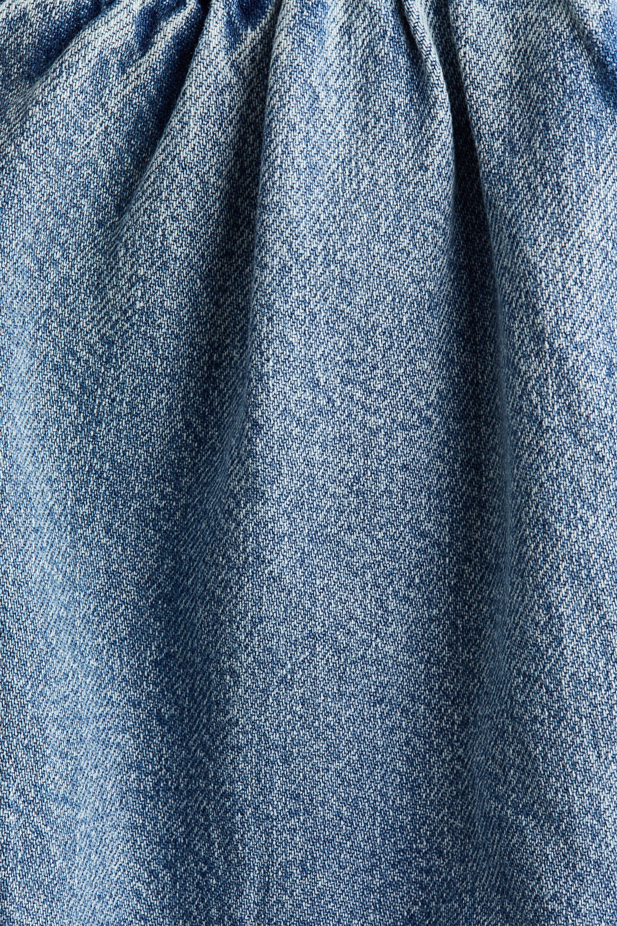 Barrel-Leg Denim Pants