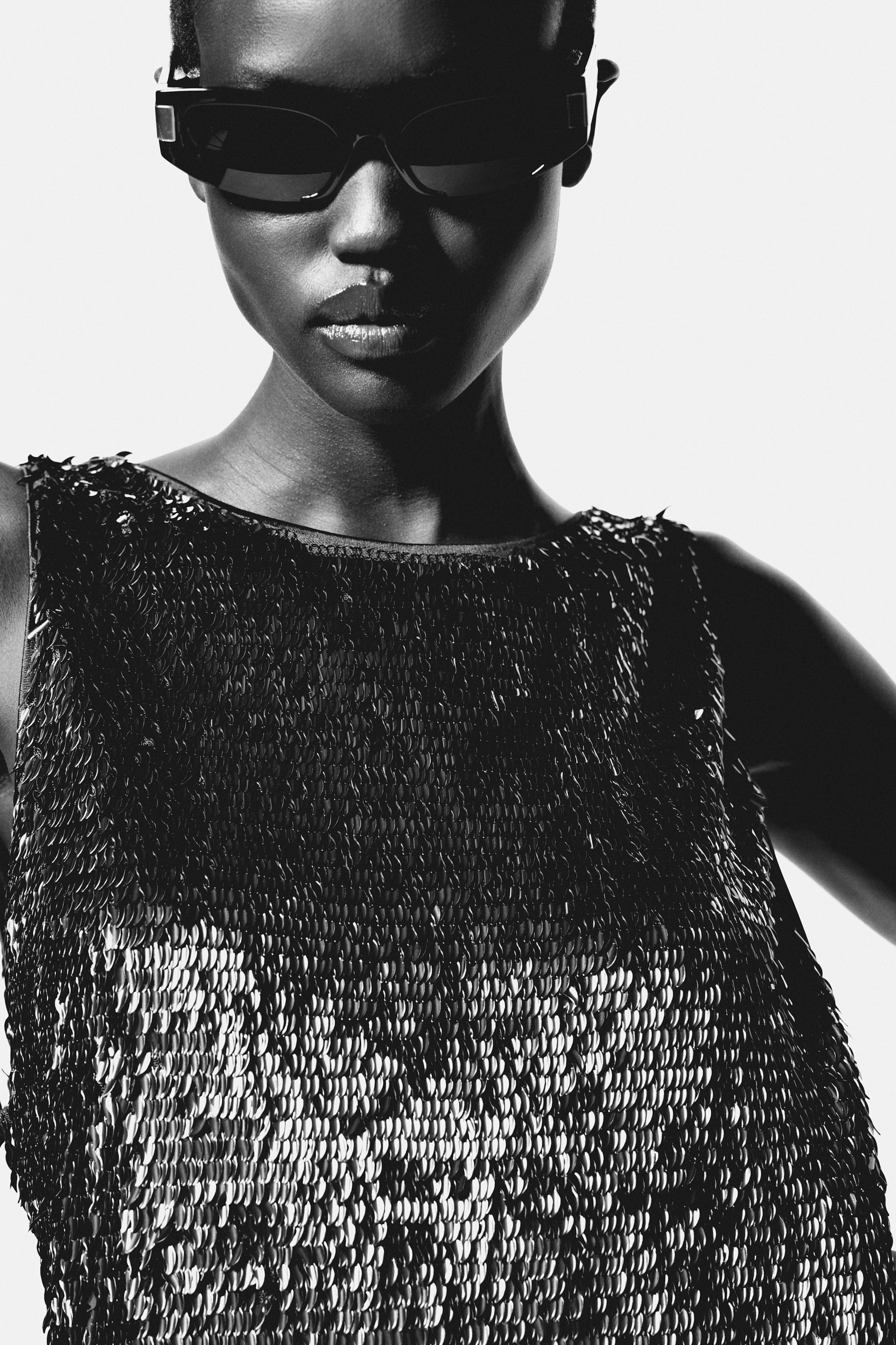 Ampliar la imagen: Vestido de lentejuelas - Ciruela chocolate - Ladies | H&M MX 4