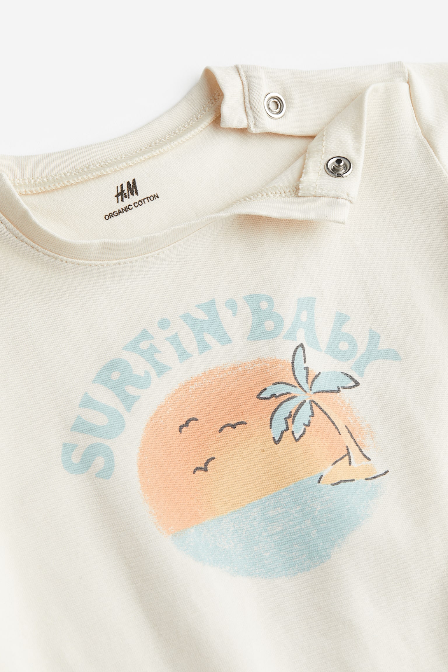 Printed bodysuit - Natural white/Surfin' Baby - 3