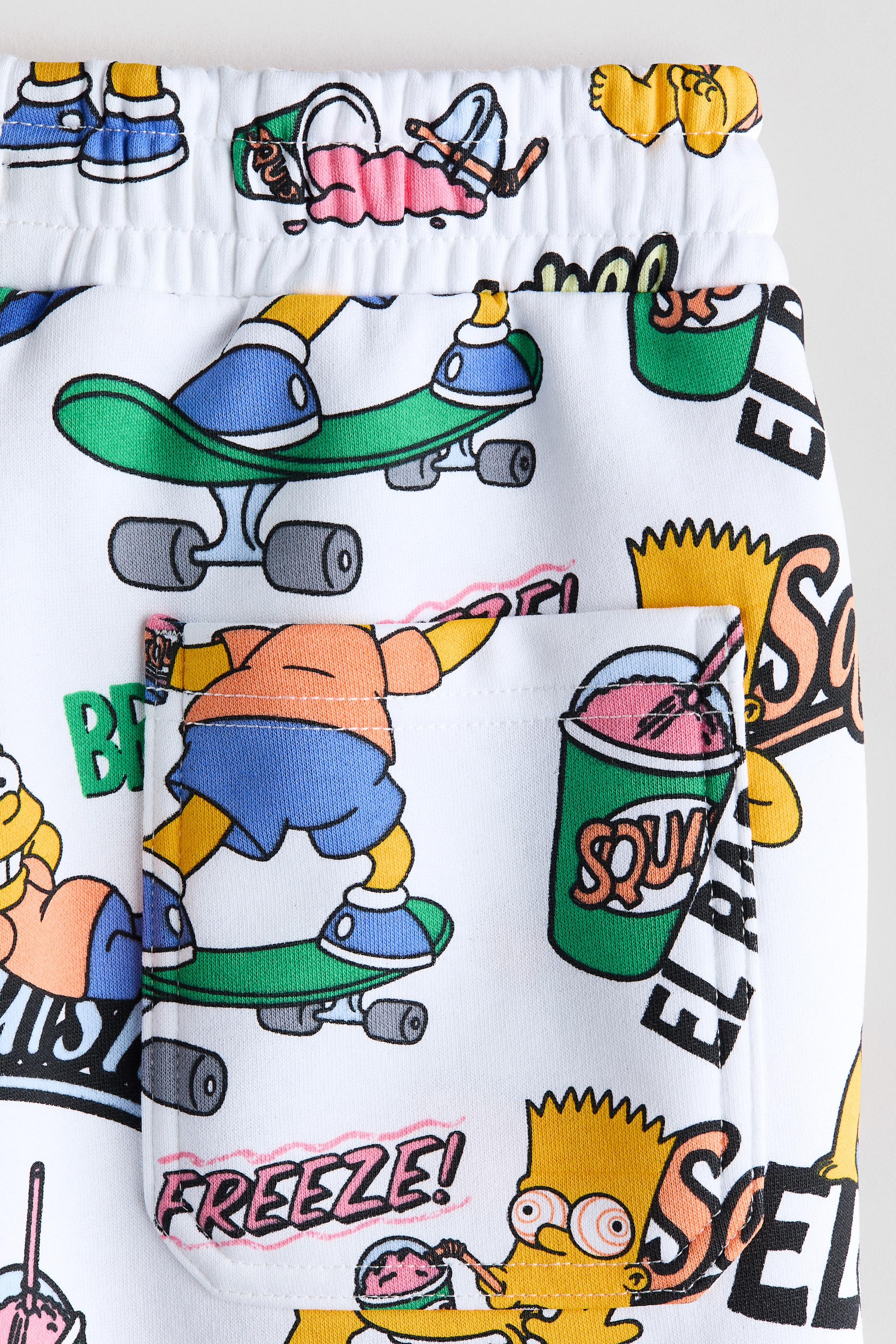 Short en molleton imprimé