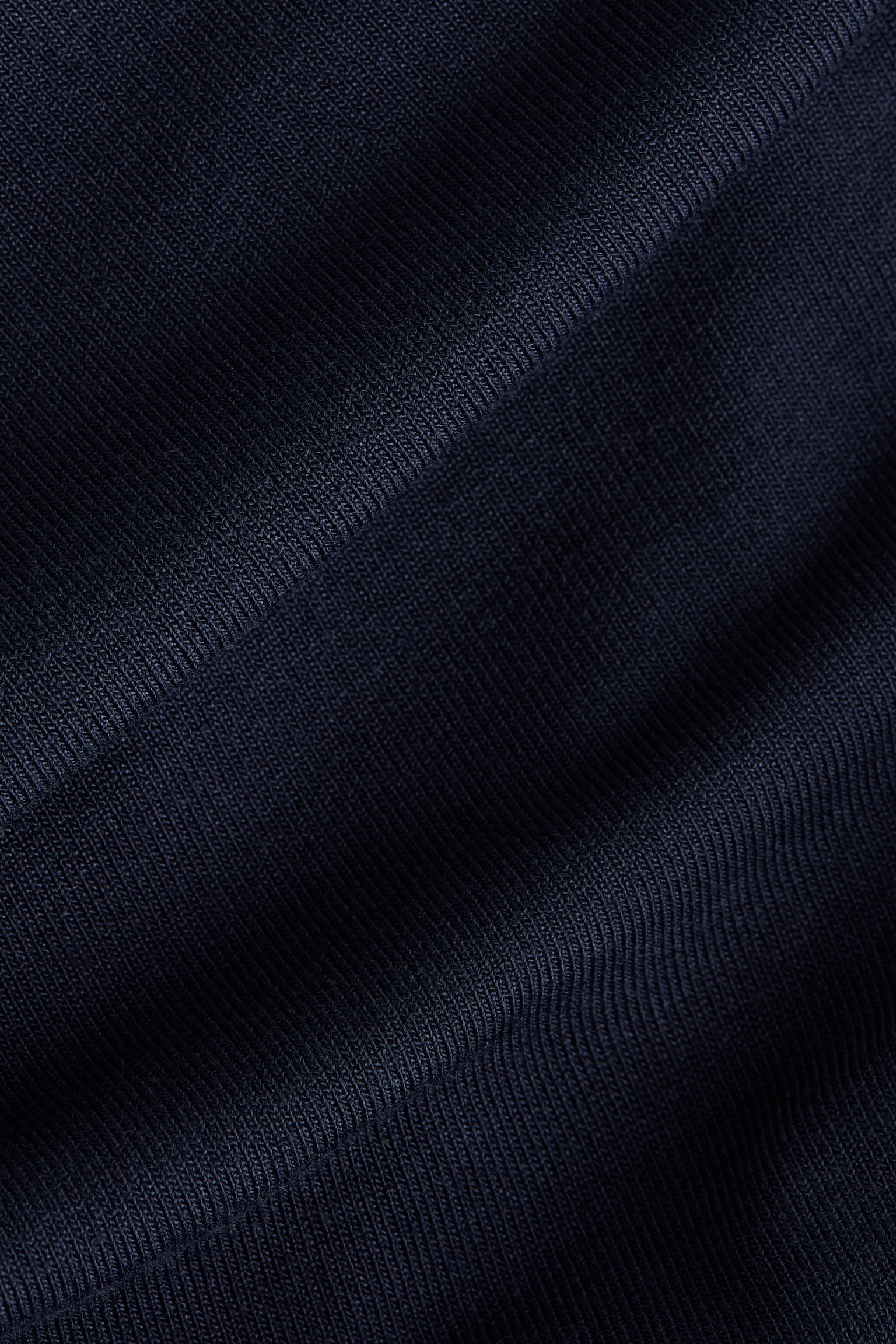 Top de punto con espalda drapeada - Navy blue/Negro - 3