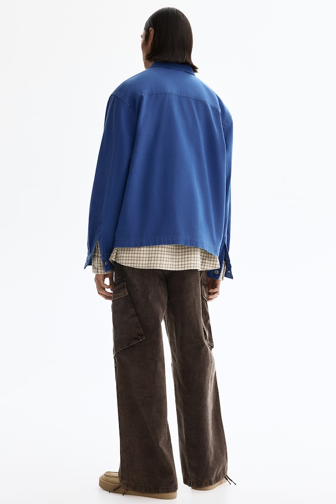 Loose-Fit Cargo Pants-Dark brown - 4