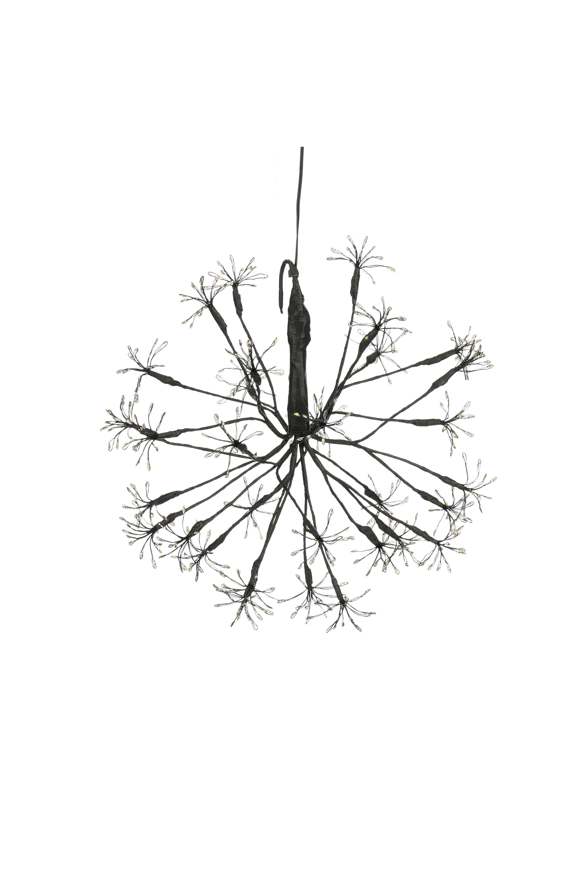 Luca Lighting - Boll Med Julbelysning - Svart
